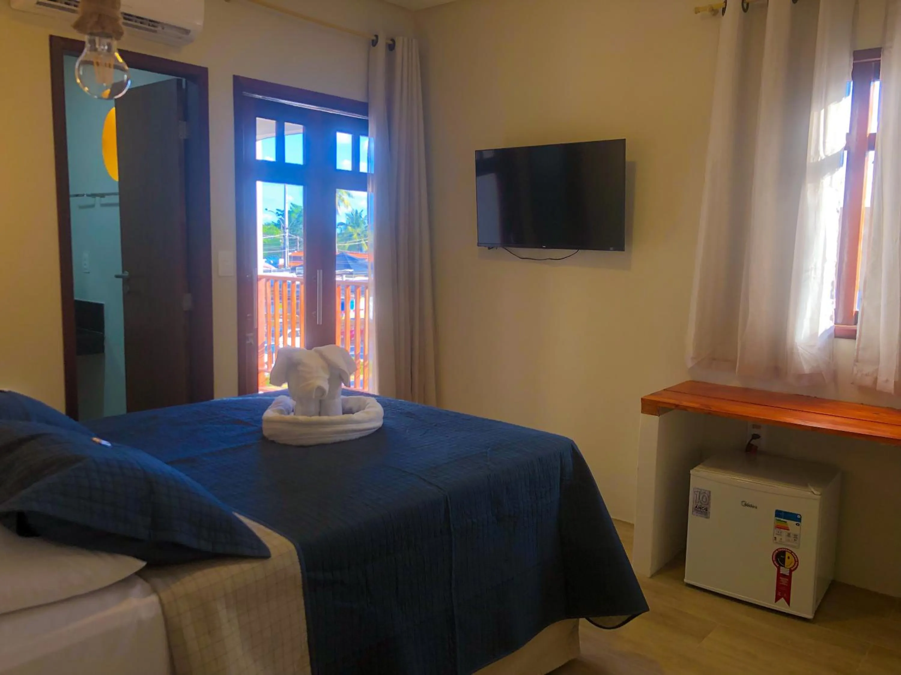 Bed in Pousada Sete Mares