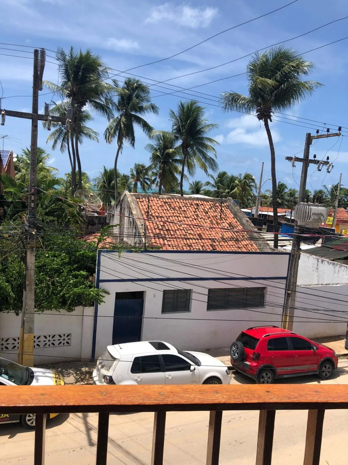 Balcony/Terrace in Pousada Sete Mares