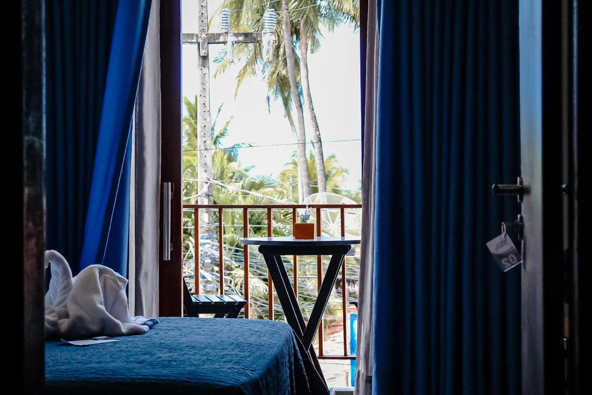 Bed in Pousada Sete Mares