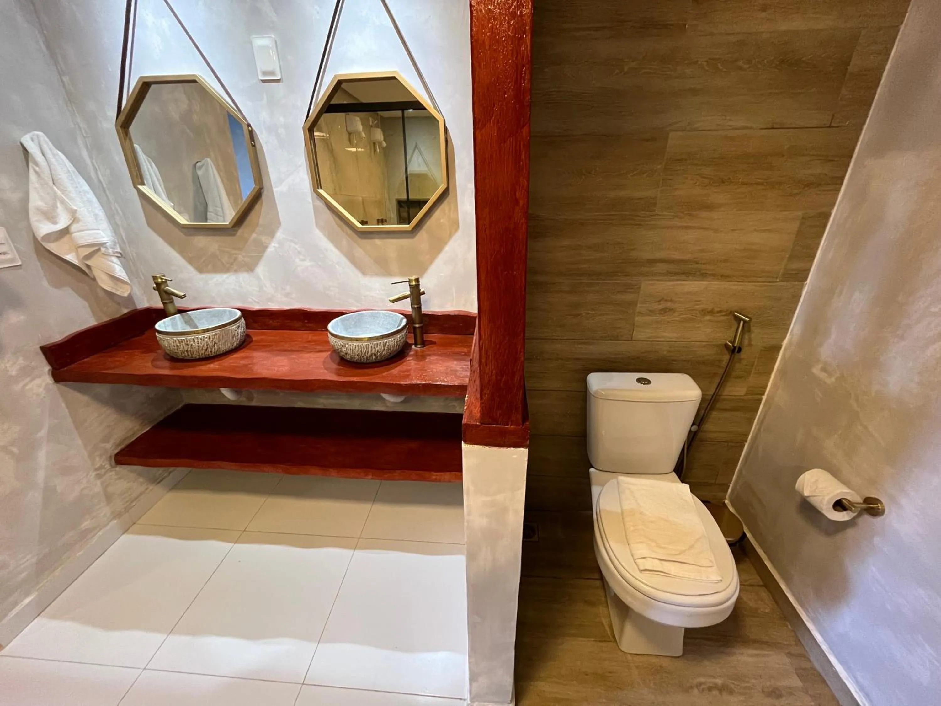 Bathroom in Pousada Sete Mares