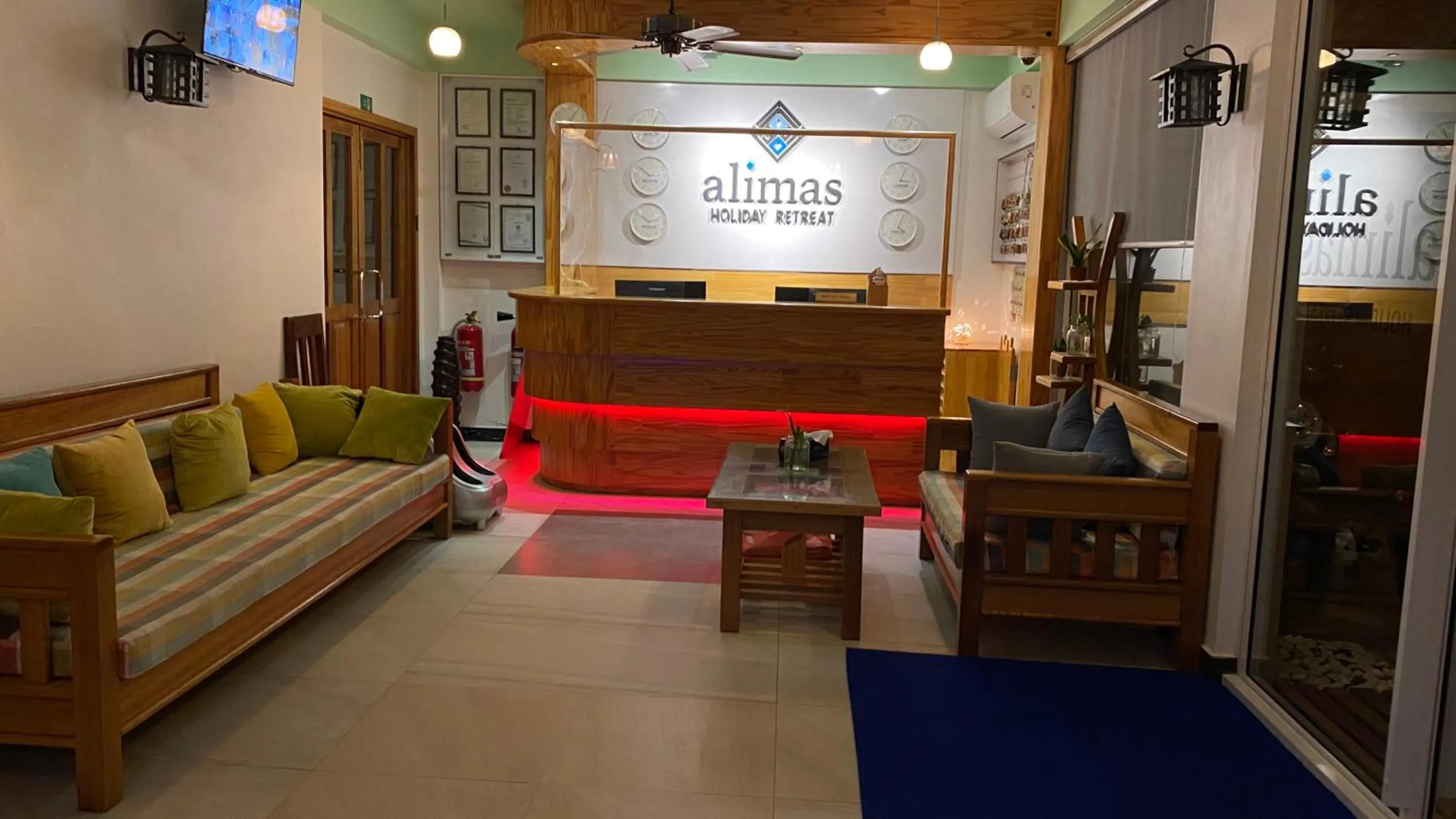 Seating area in Alimas Holiday Retreat Maldives