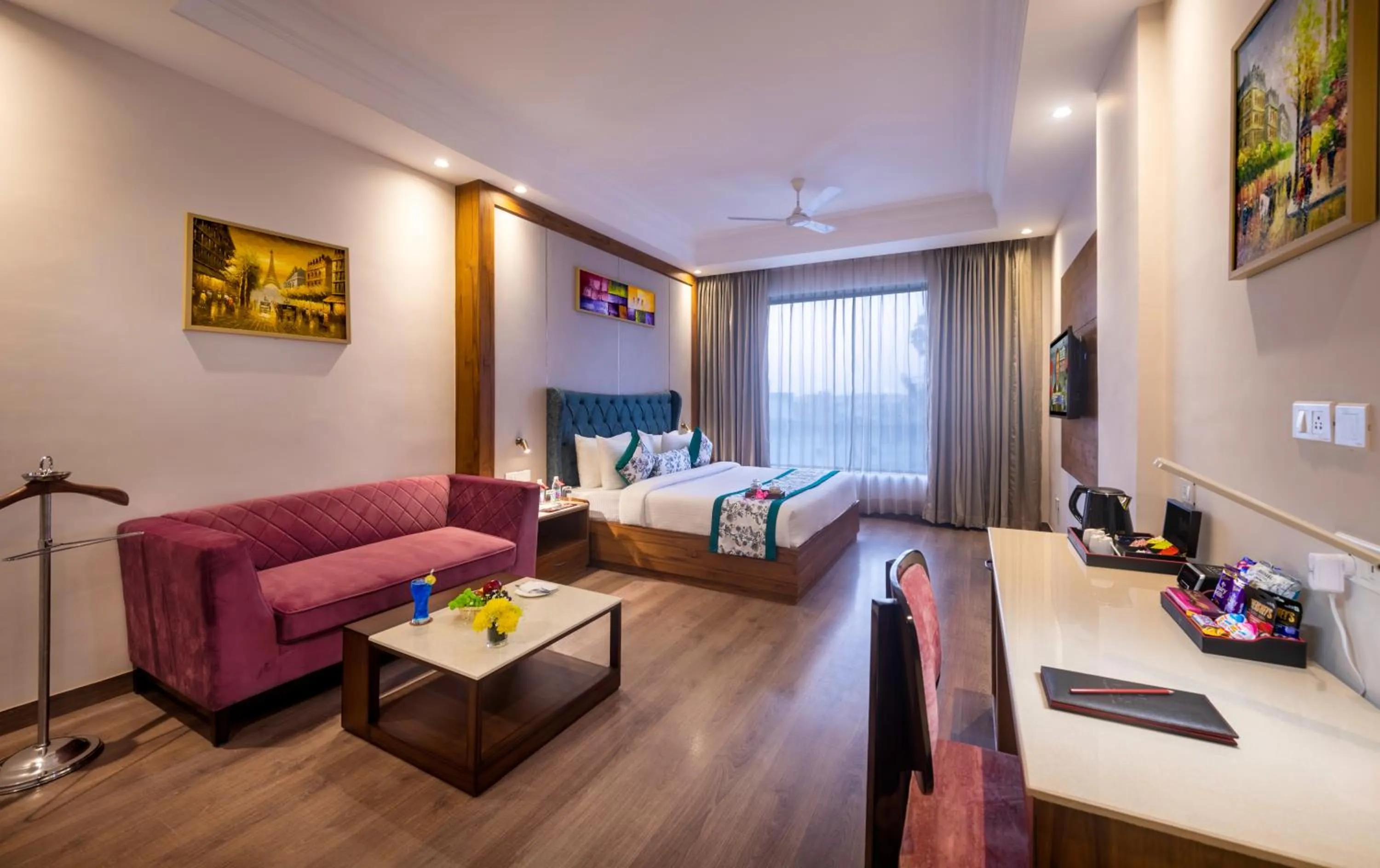 Bedroom, Bed in Lords Inn Chandigarh Zirakpur