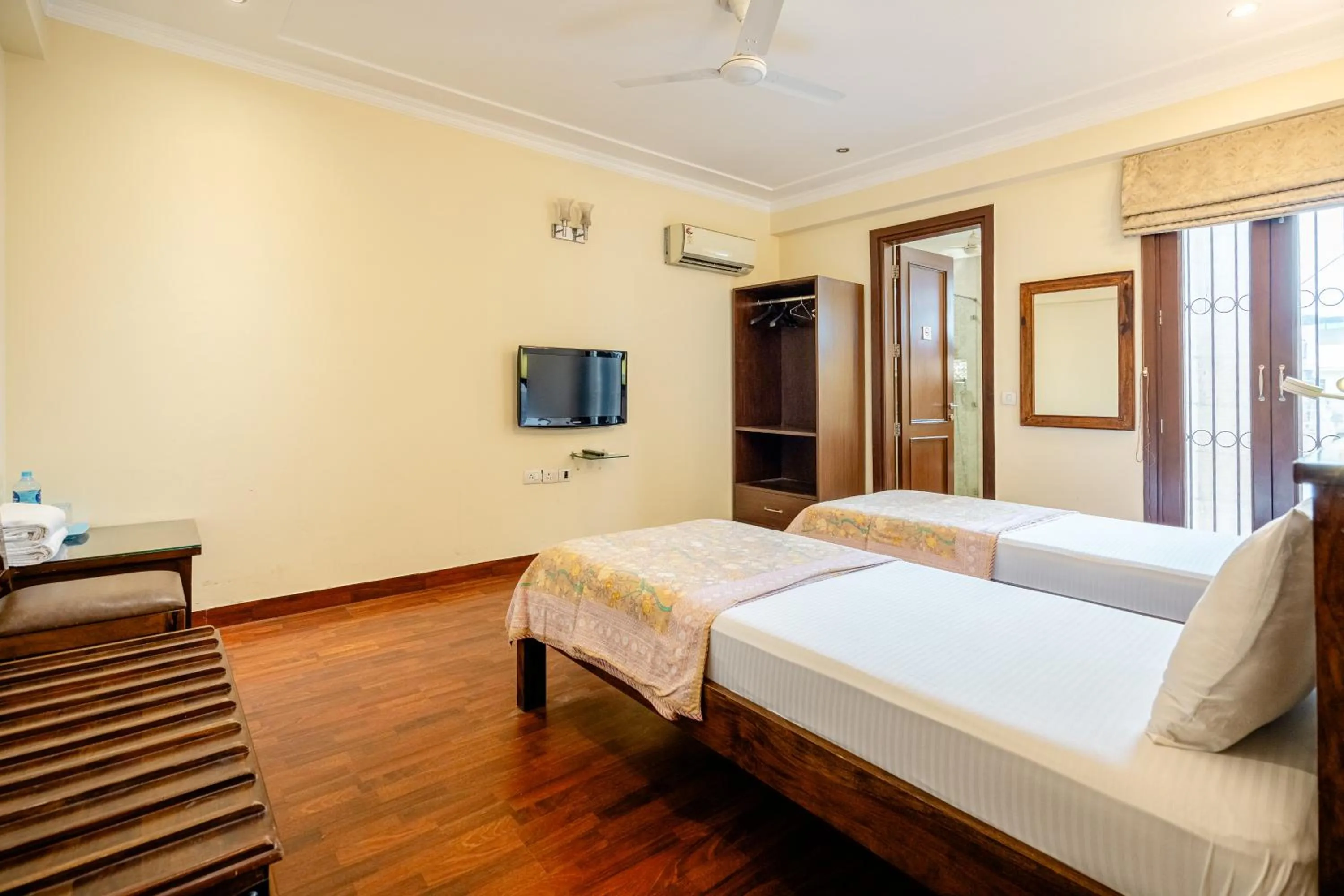 Bed in Tree of Life Bed & Breakfast