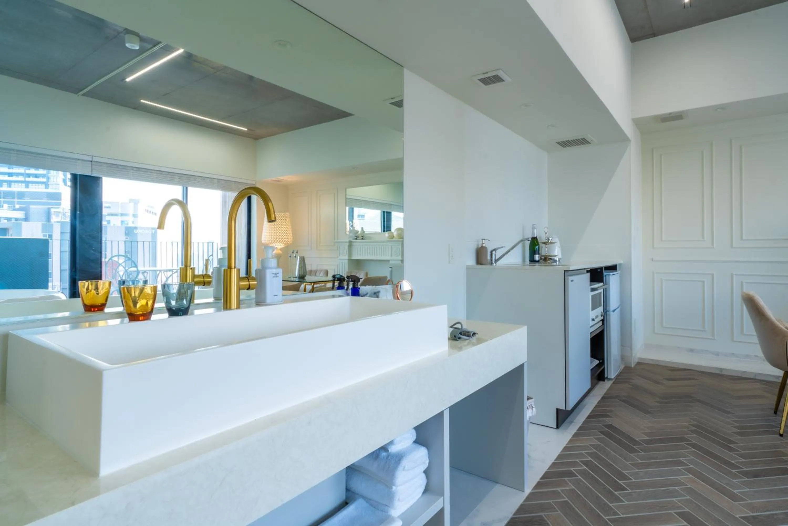 Bathroom in Randor Hotel Hiroshima Prestige