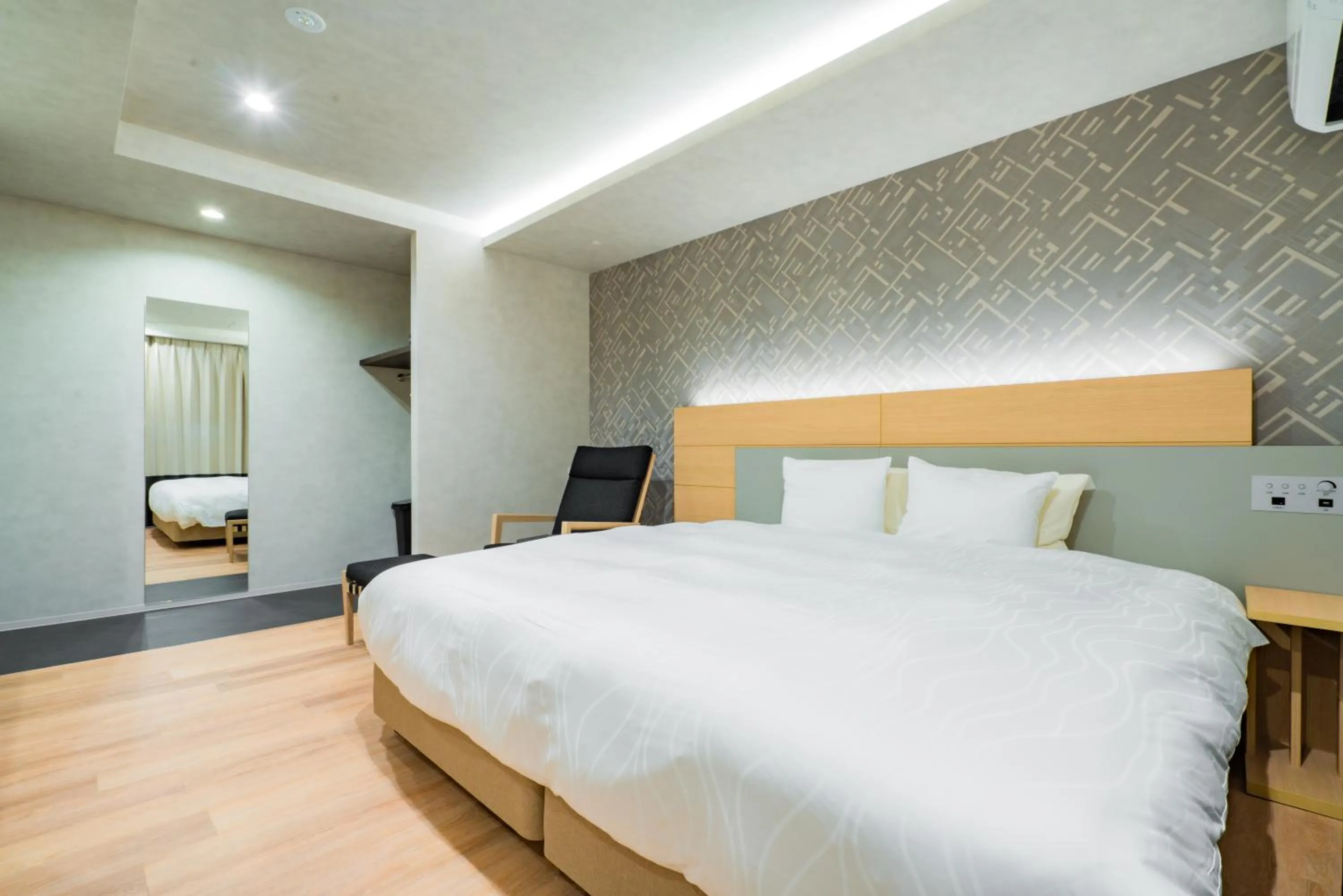 Bed in Randor Hotel Hiroshima Prestige