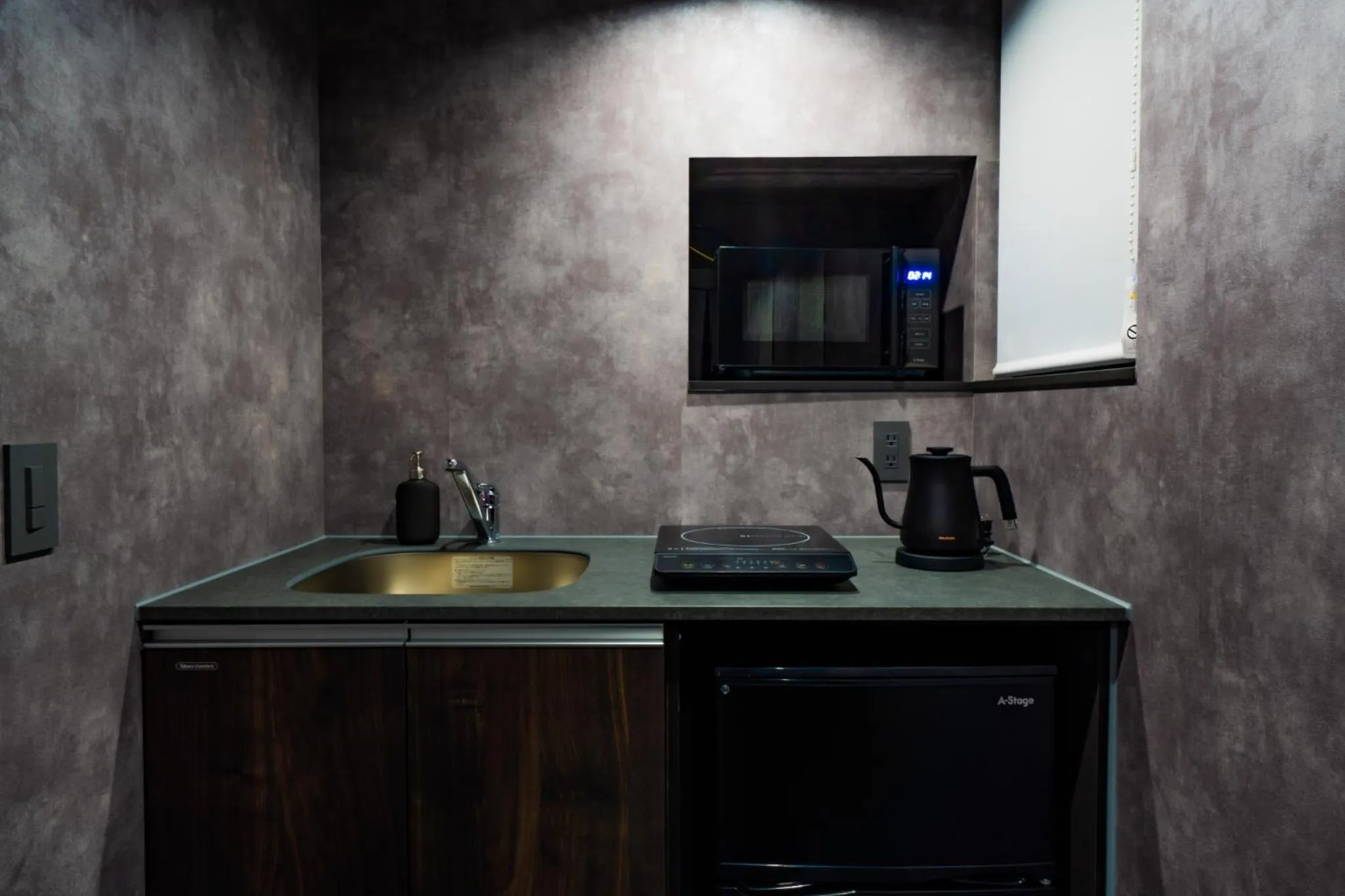 Kitchen or kitchenette in Randor Hotel Hiroshima Prestige