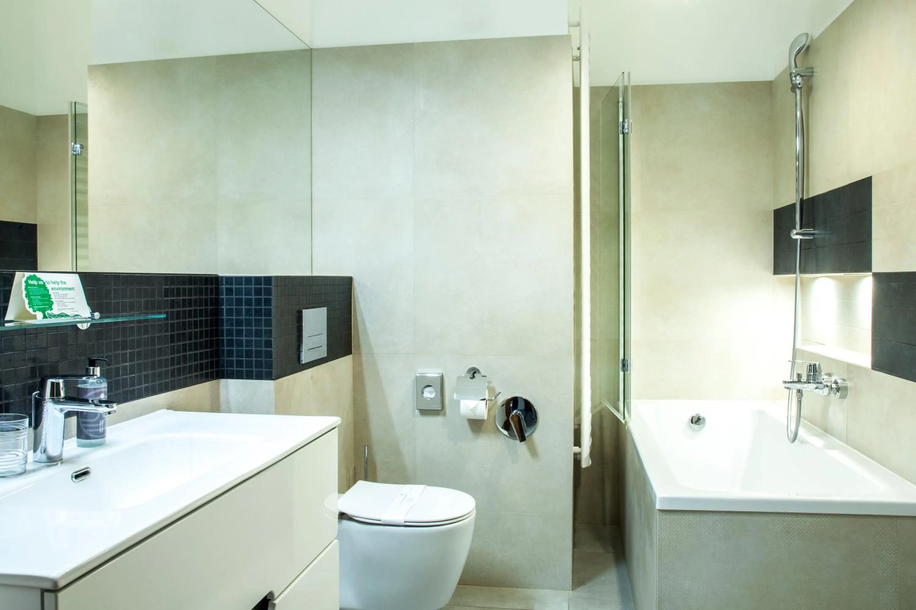 Toilet in Portal House Apartments