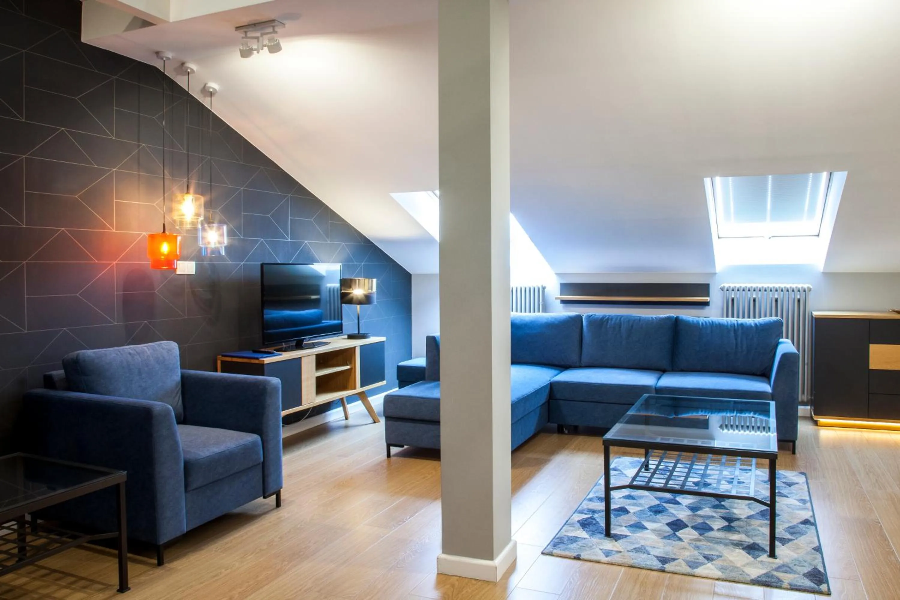 TV and multimedia in Portal House Apartments