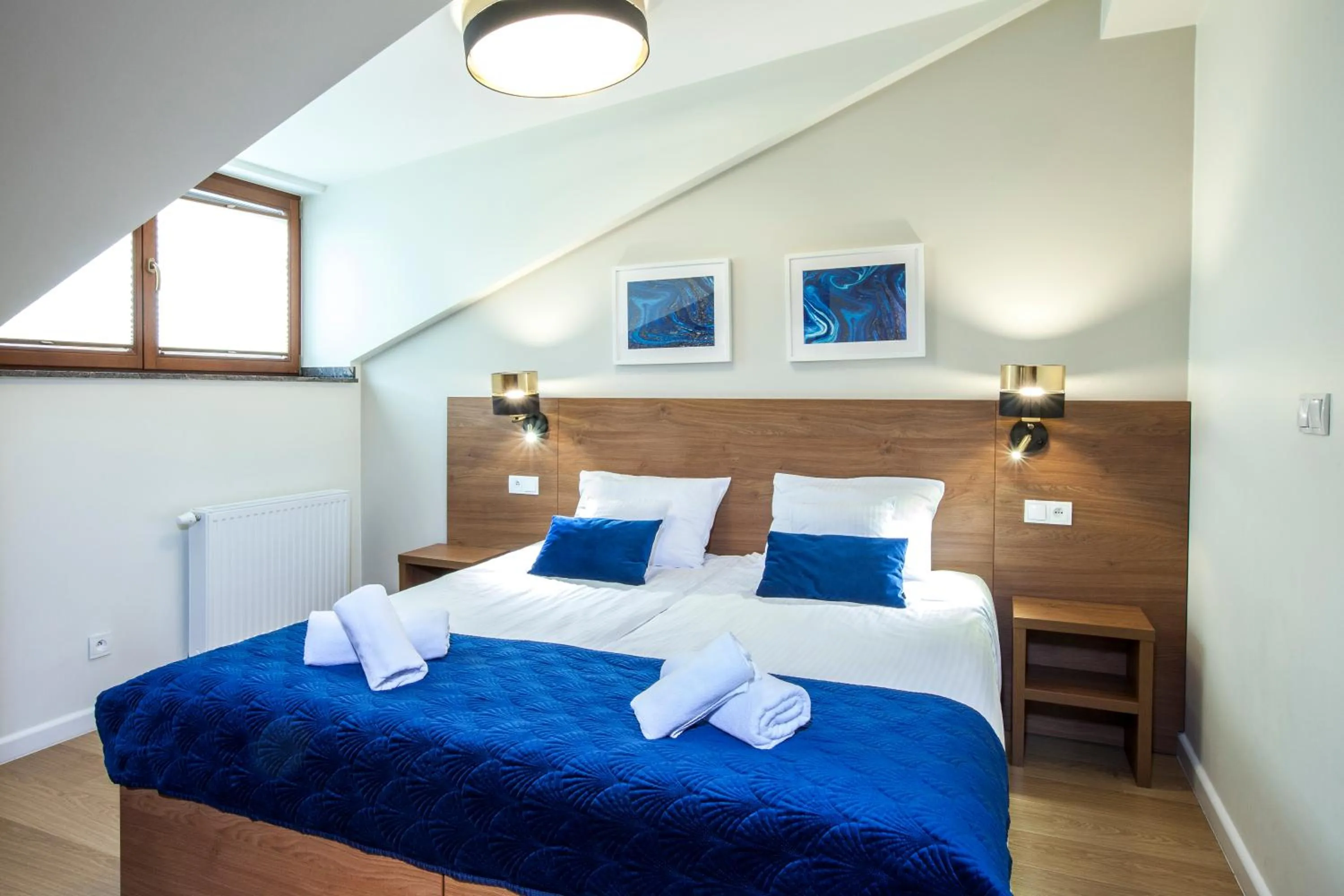 Bed in Portal House Apartments