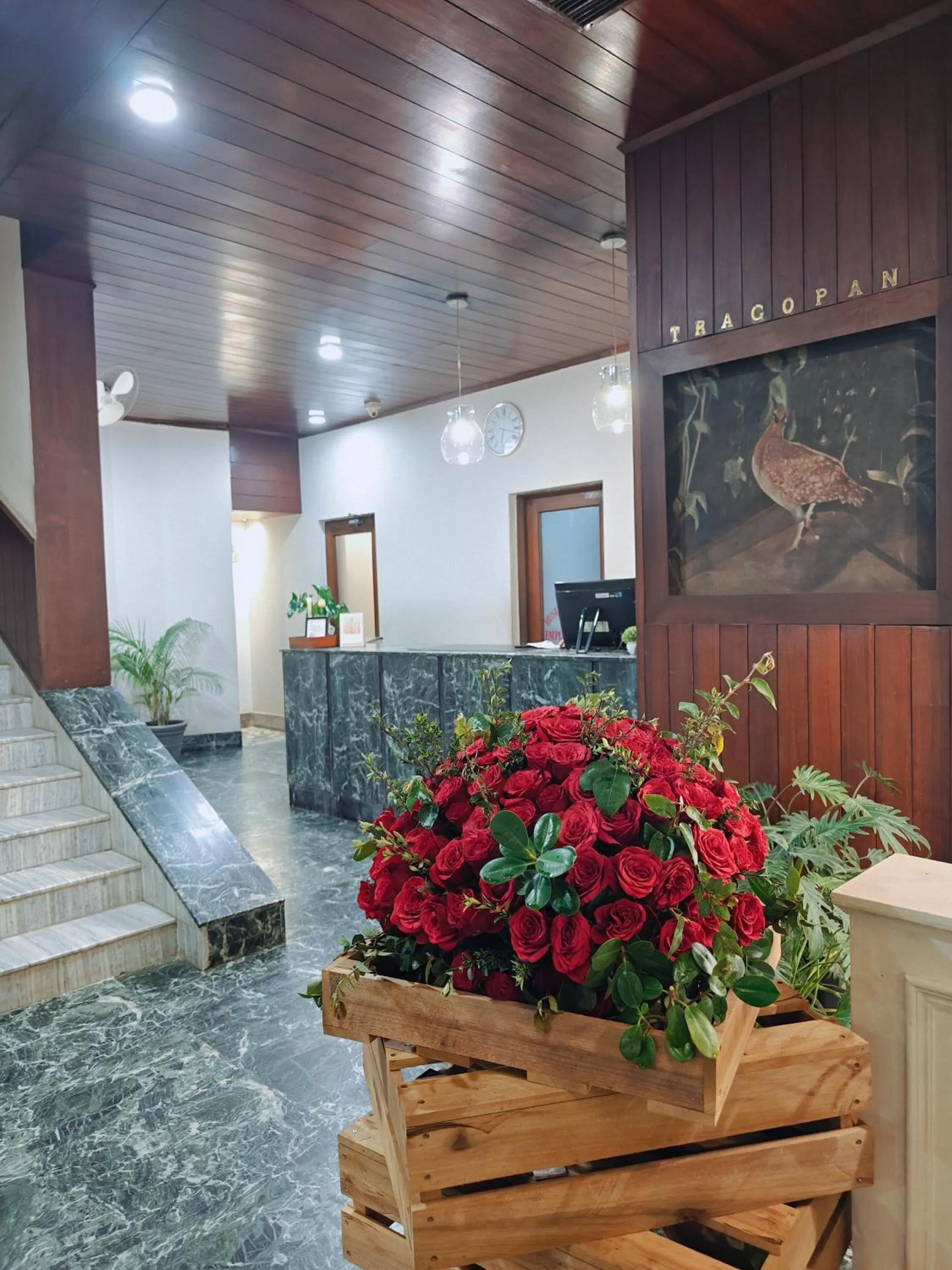Lobby or reception in Hotel Tragopan