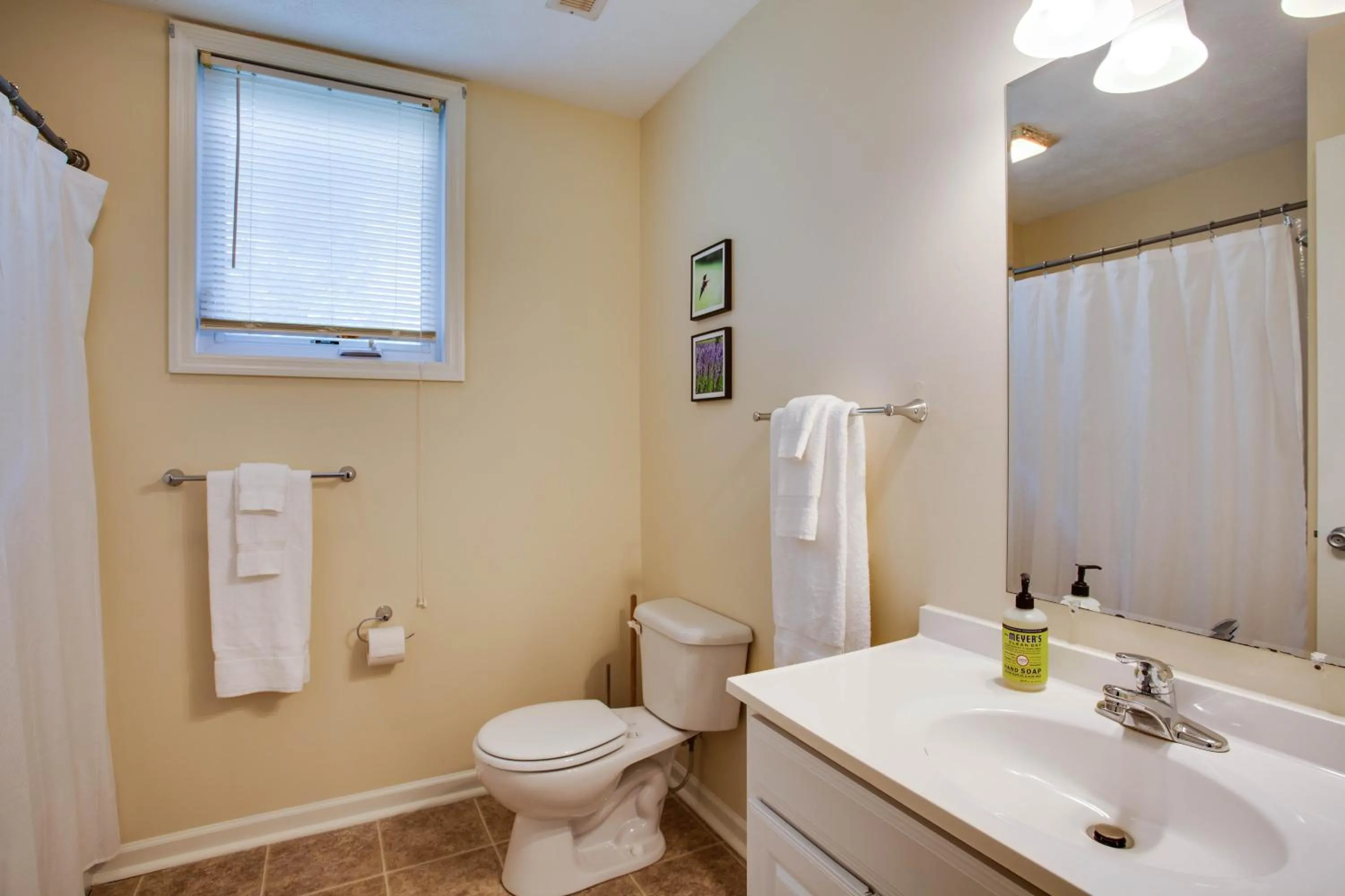 Bathroom in Love Ridge Mountain Lodging