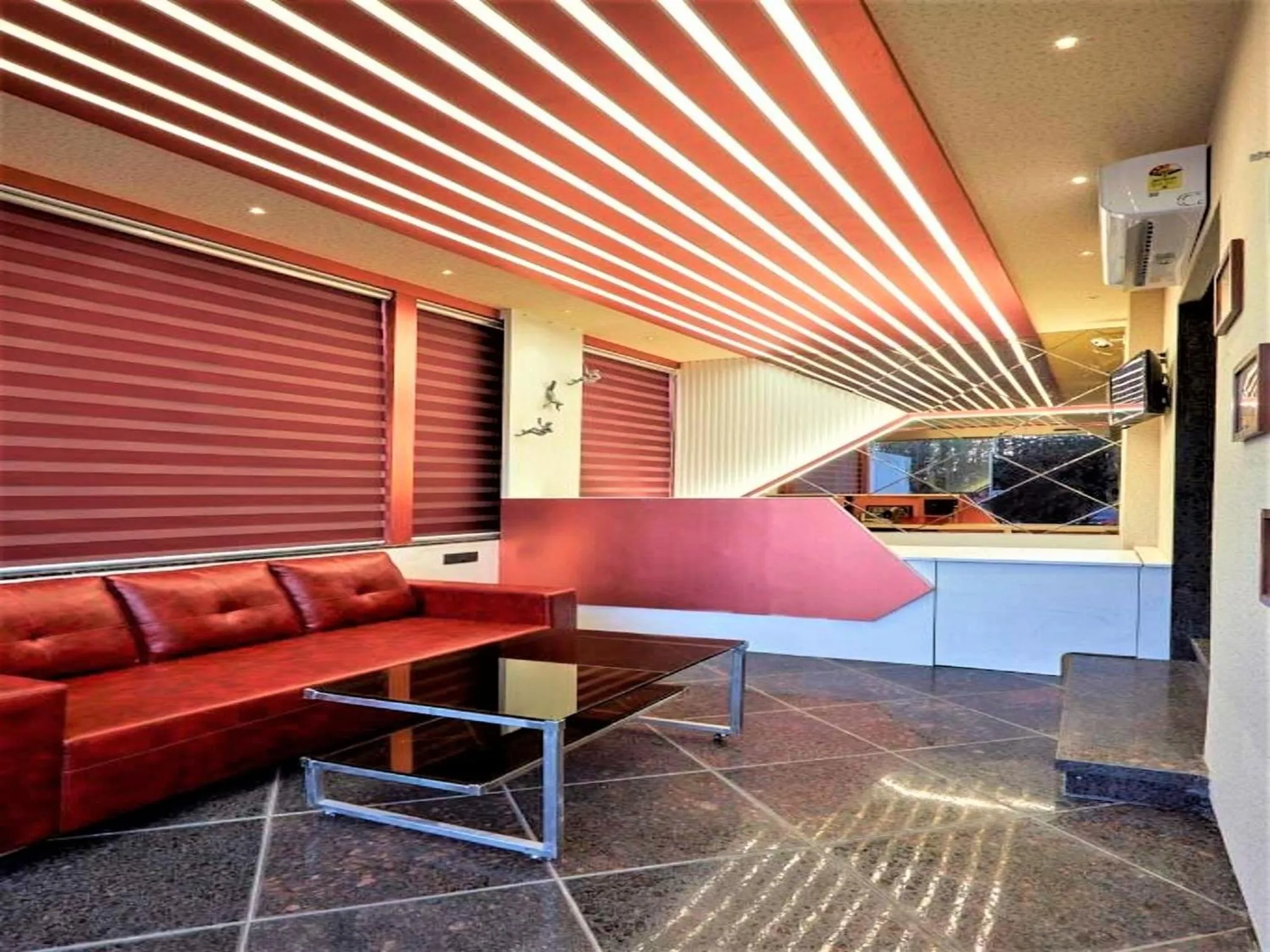 Seating area in Hotel Rose Gold