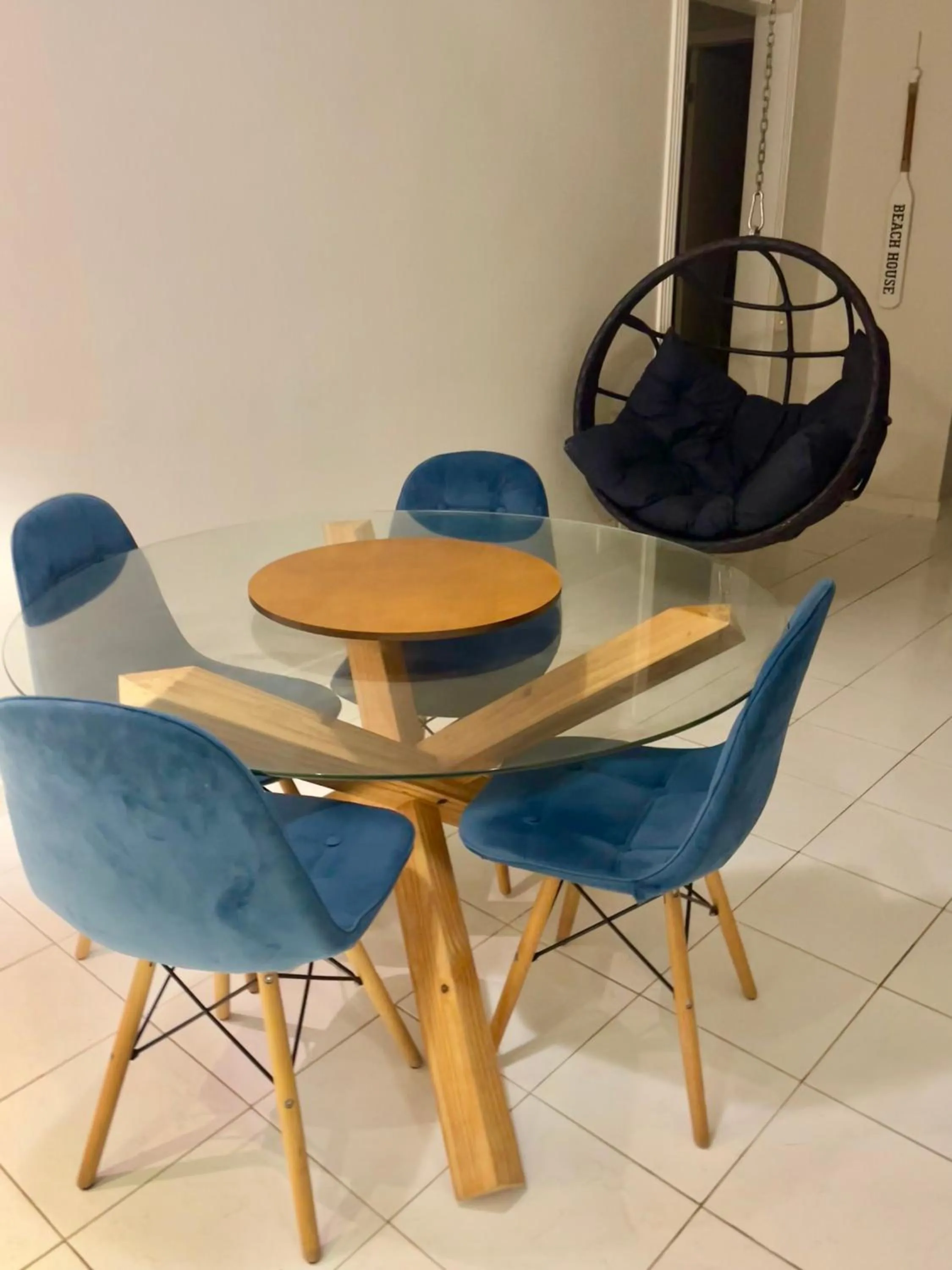 Dining area in Guarujá Flat