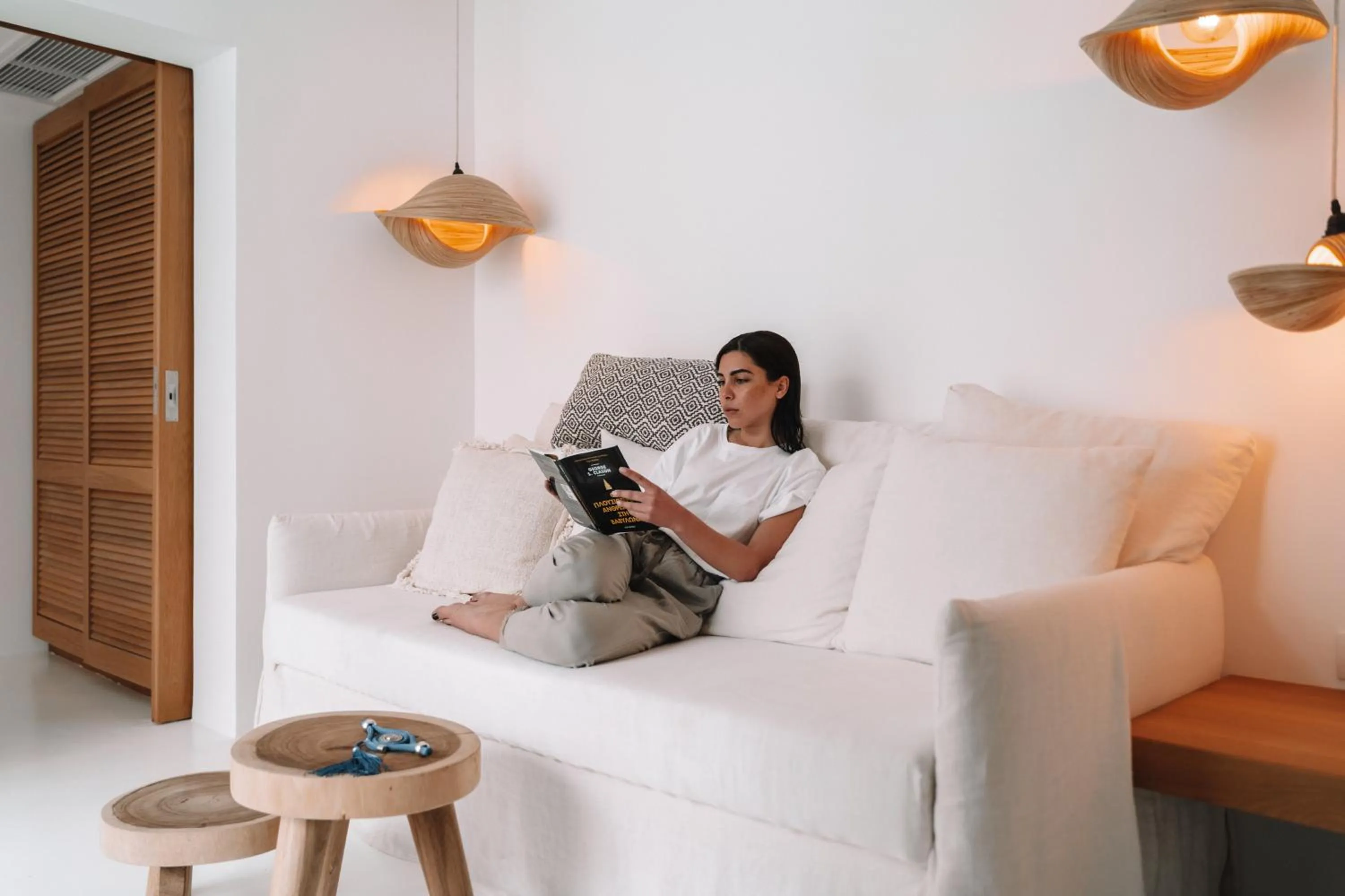Living room in Nelya Suites