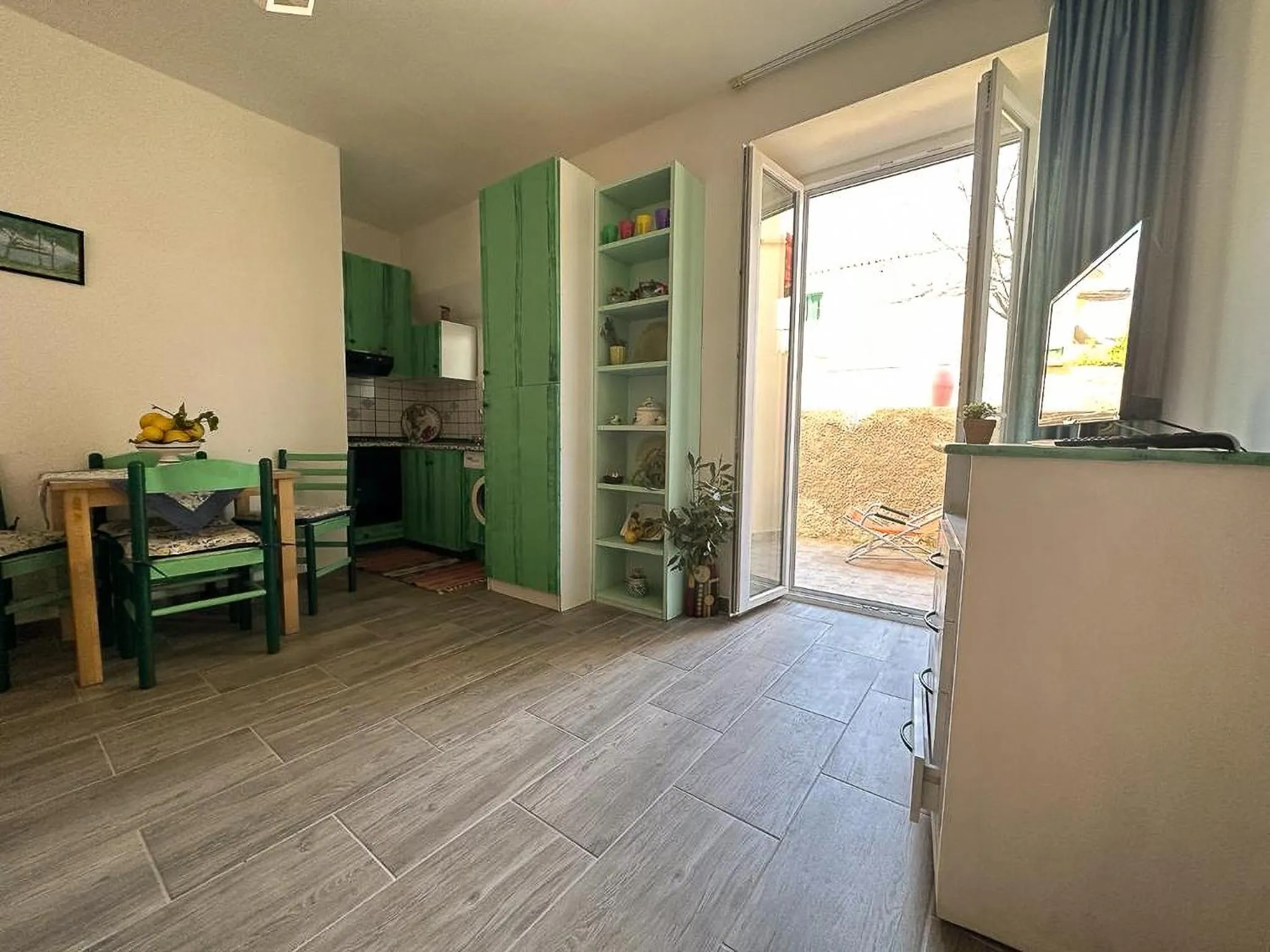 Kitchen or kitchenette in Villa dei Sogni - Aparthotel Ischia Ponte