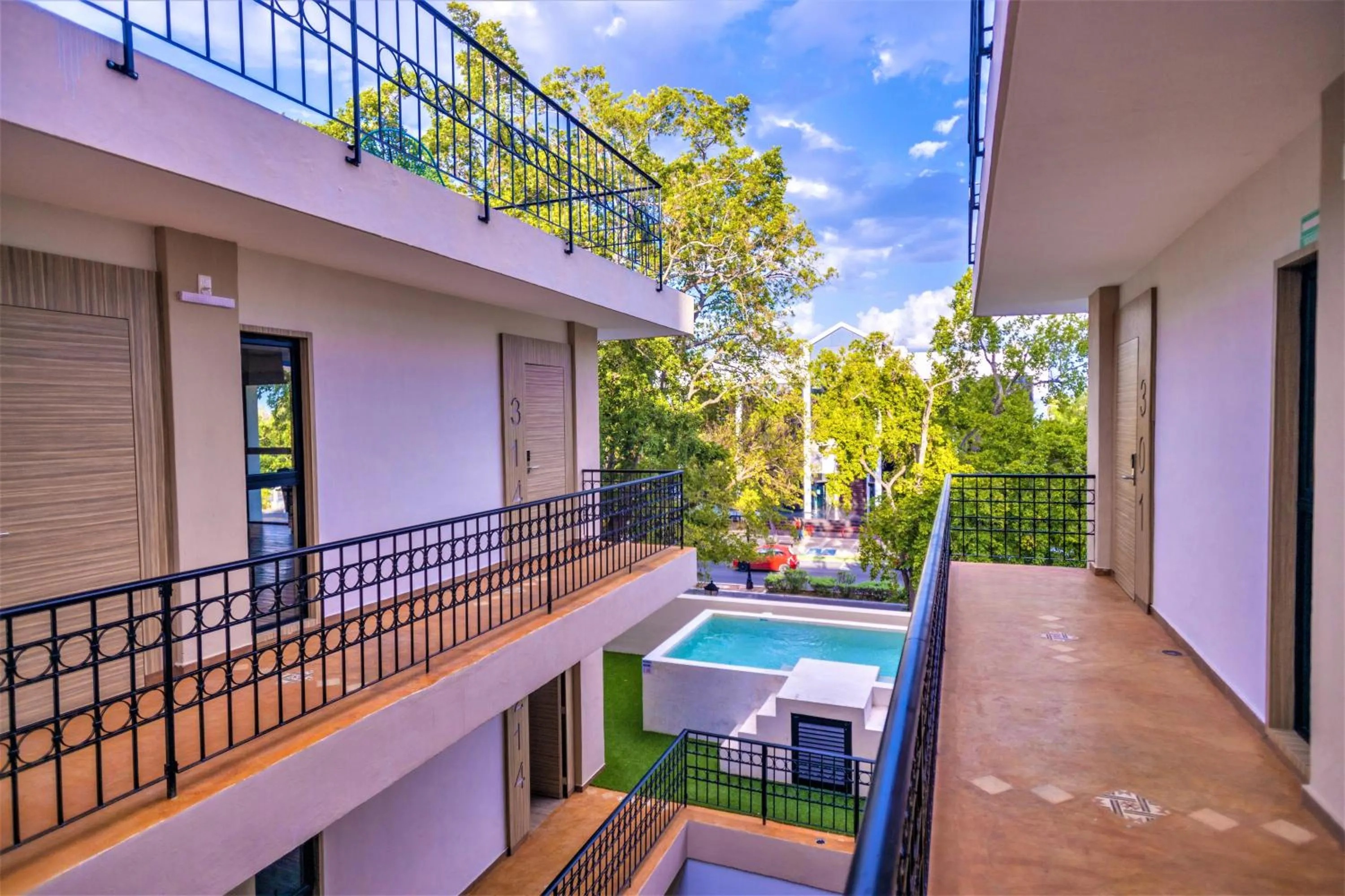 Property building in Hotel Plaza by Kavia