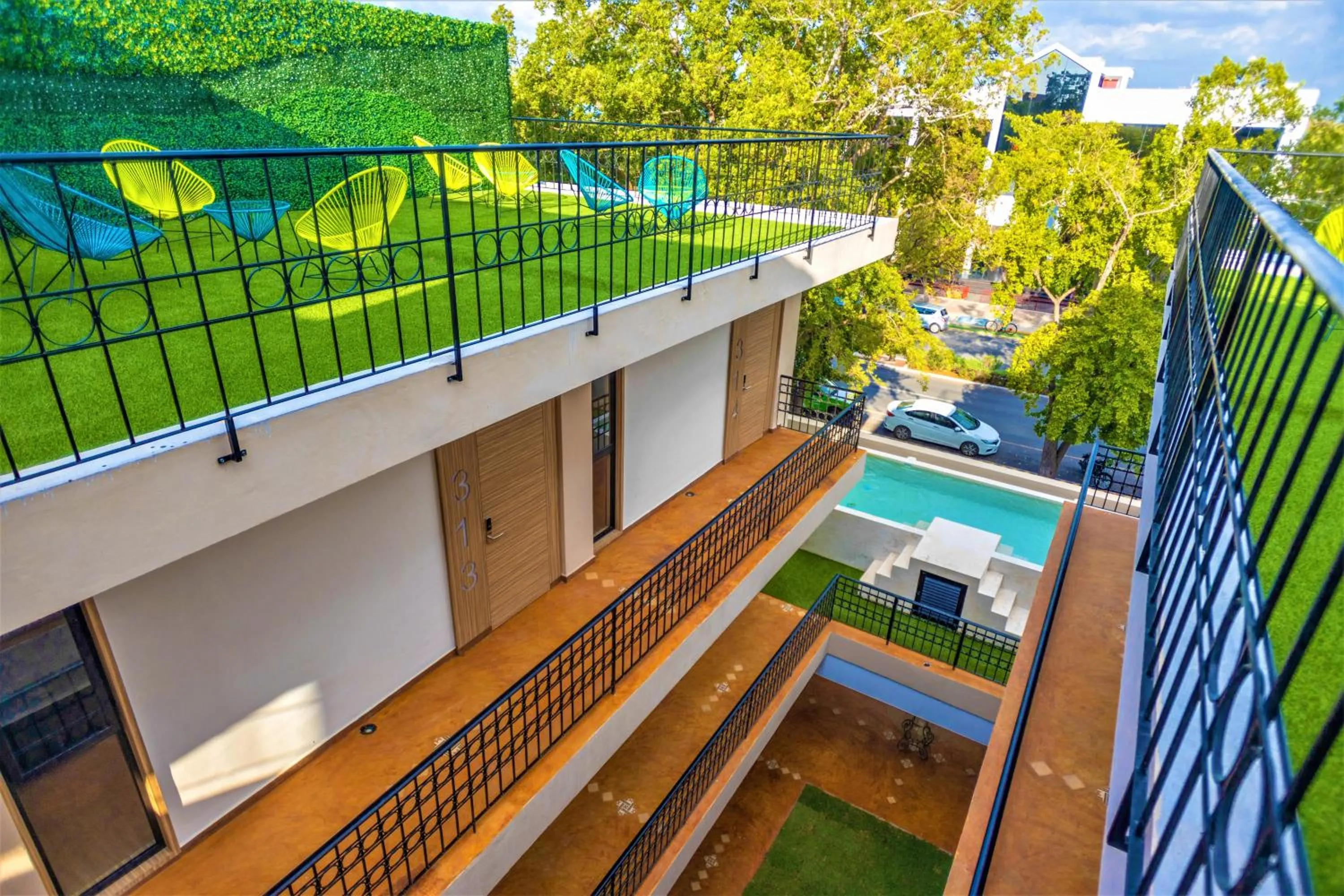 City view in Hotel Plaza by Kavia