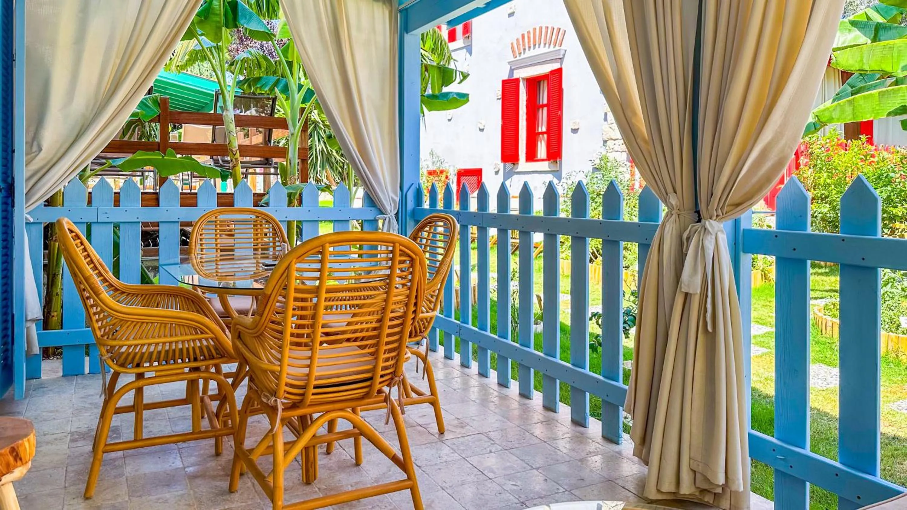 Balcony/Terrace in Banana Alaçatı Food & Stay - Adults Only