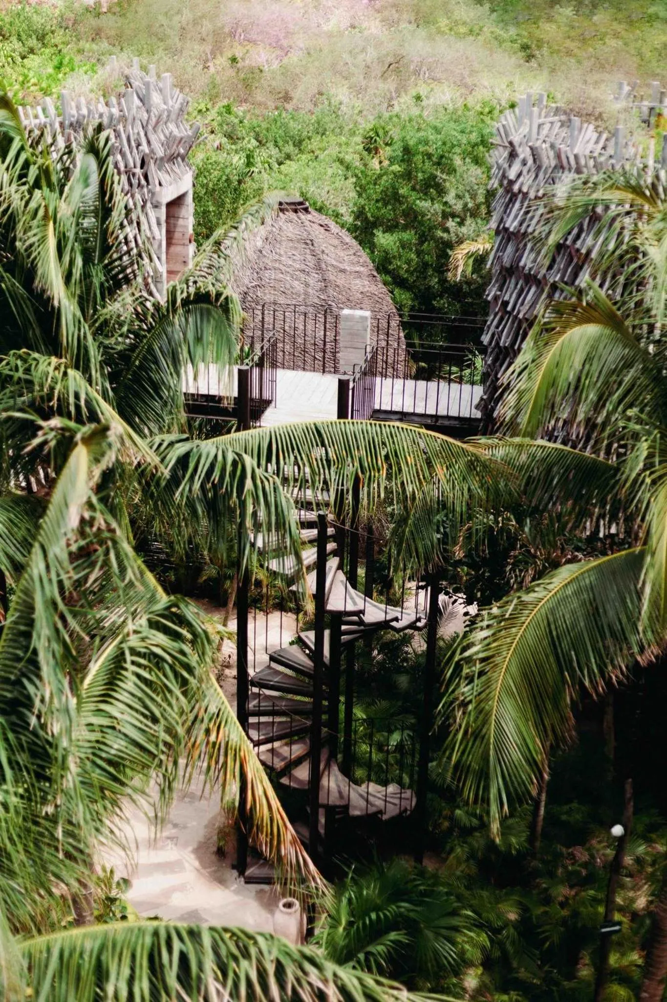 Decorative detail in Nômade Temple Holbox