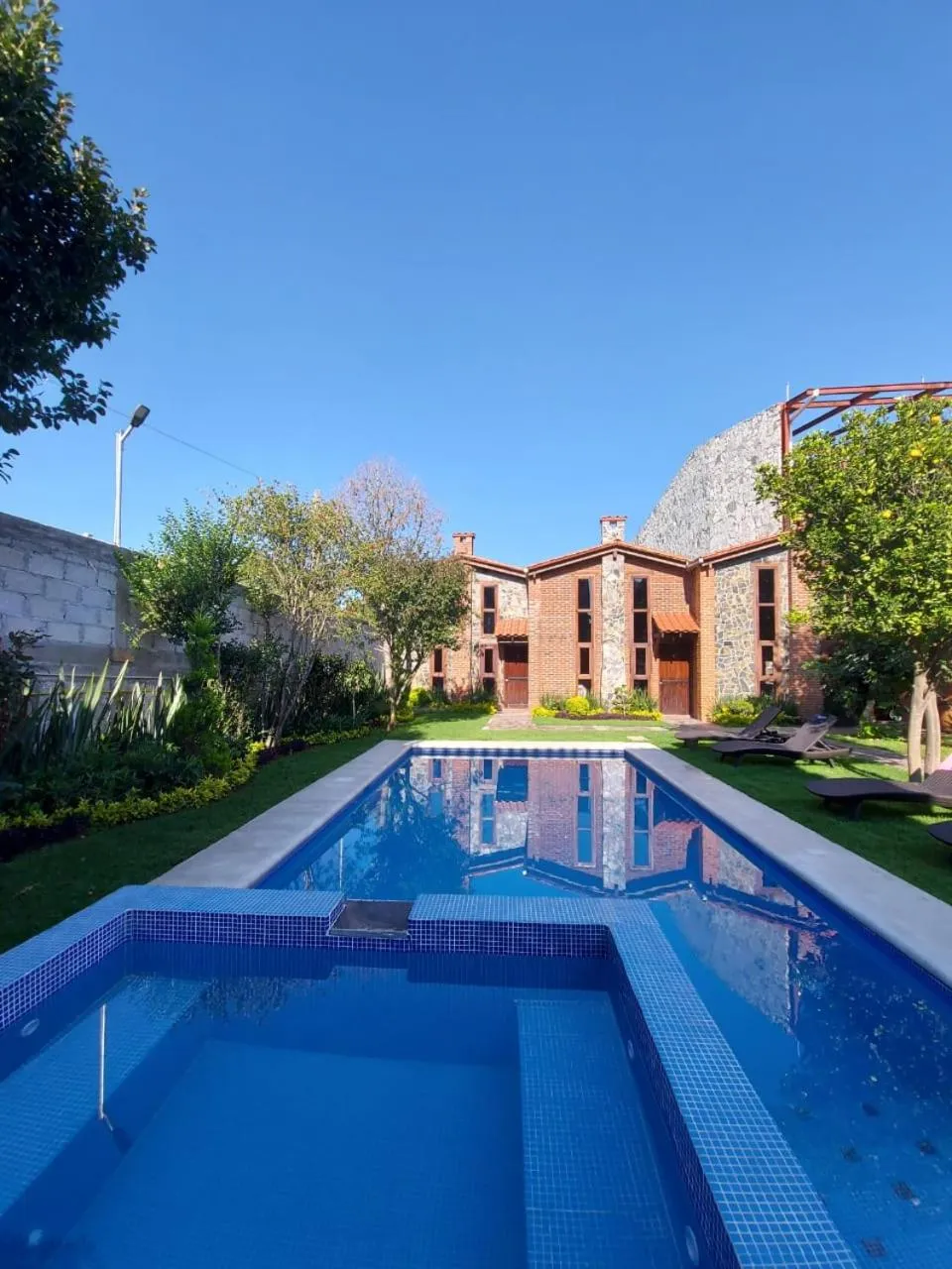 Swimming pool in Cabañas Doña Anita