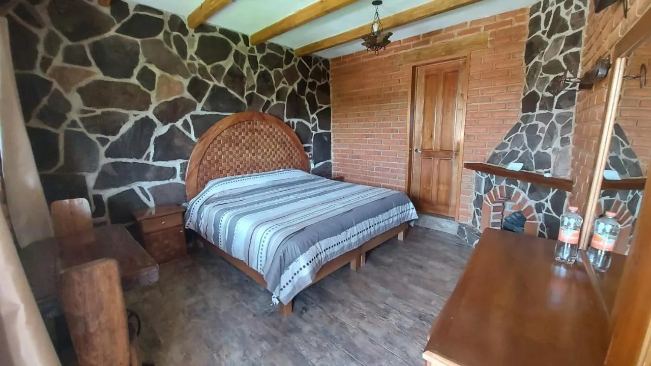 Bed in Cabañas Doña Anita