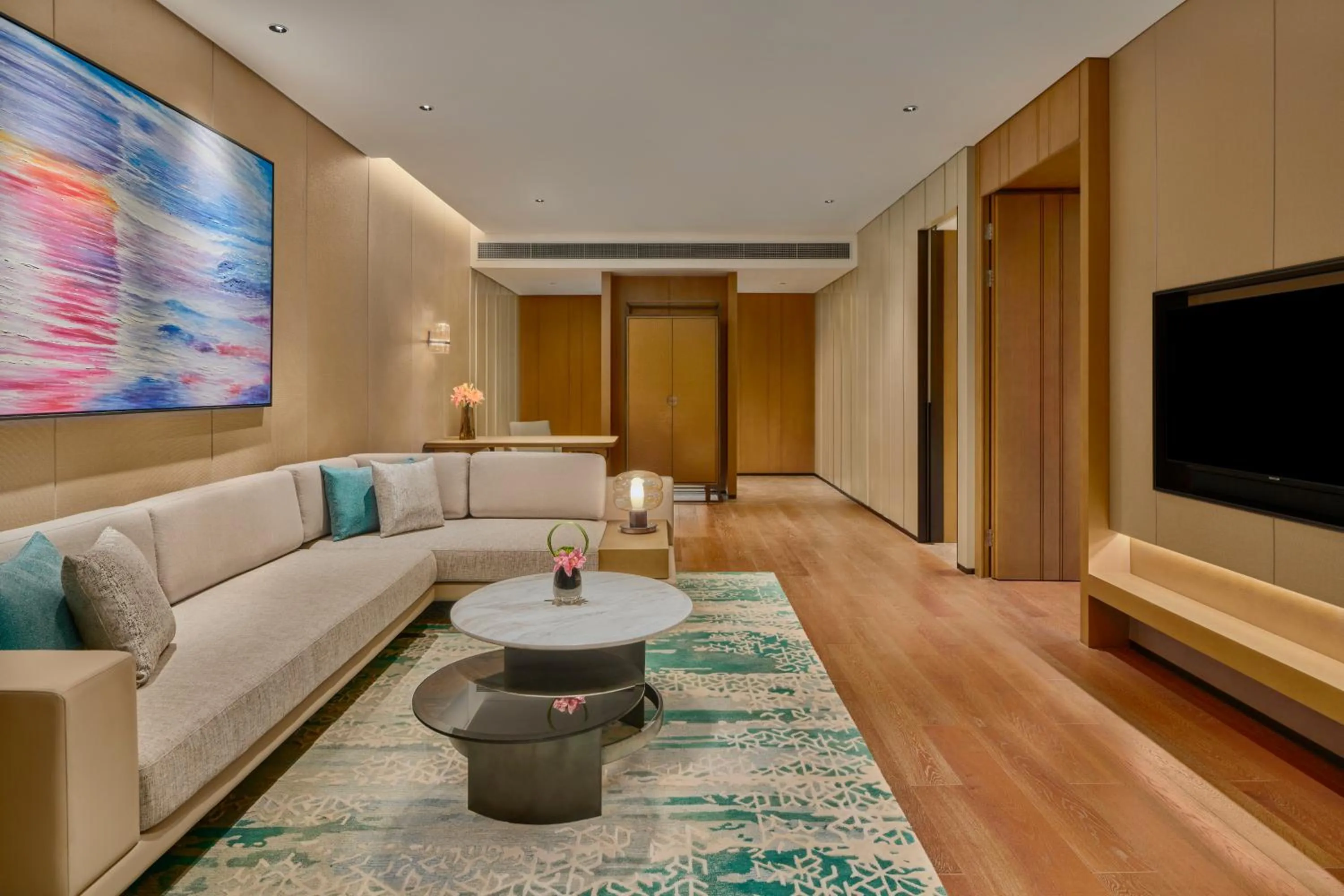 Living room in Artyzen Lingang Shanghai