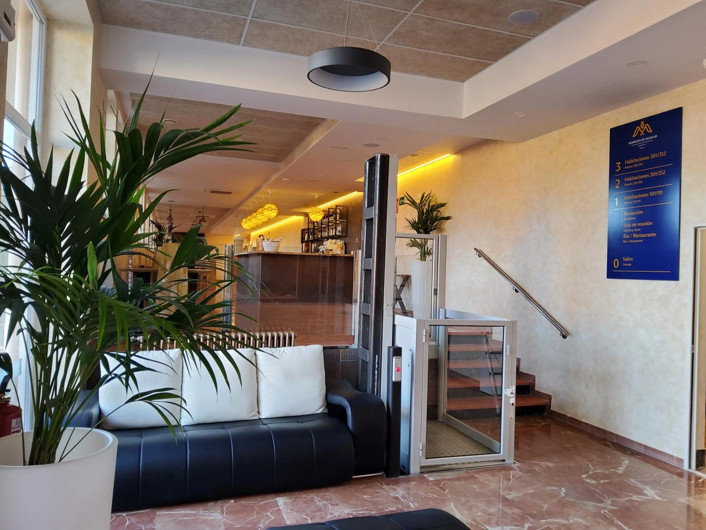 Lobby or reception in Hotel Marqués de Aguilar