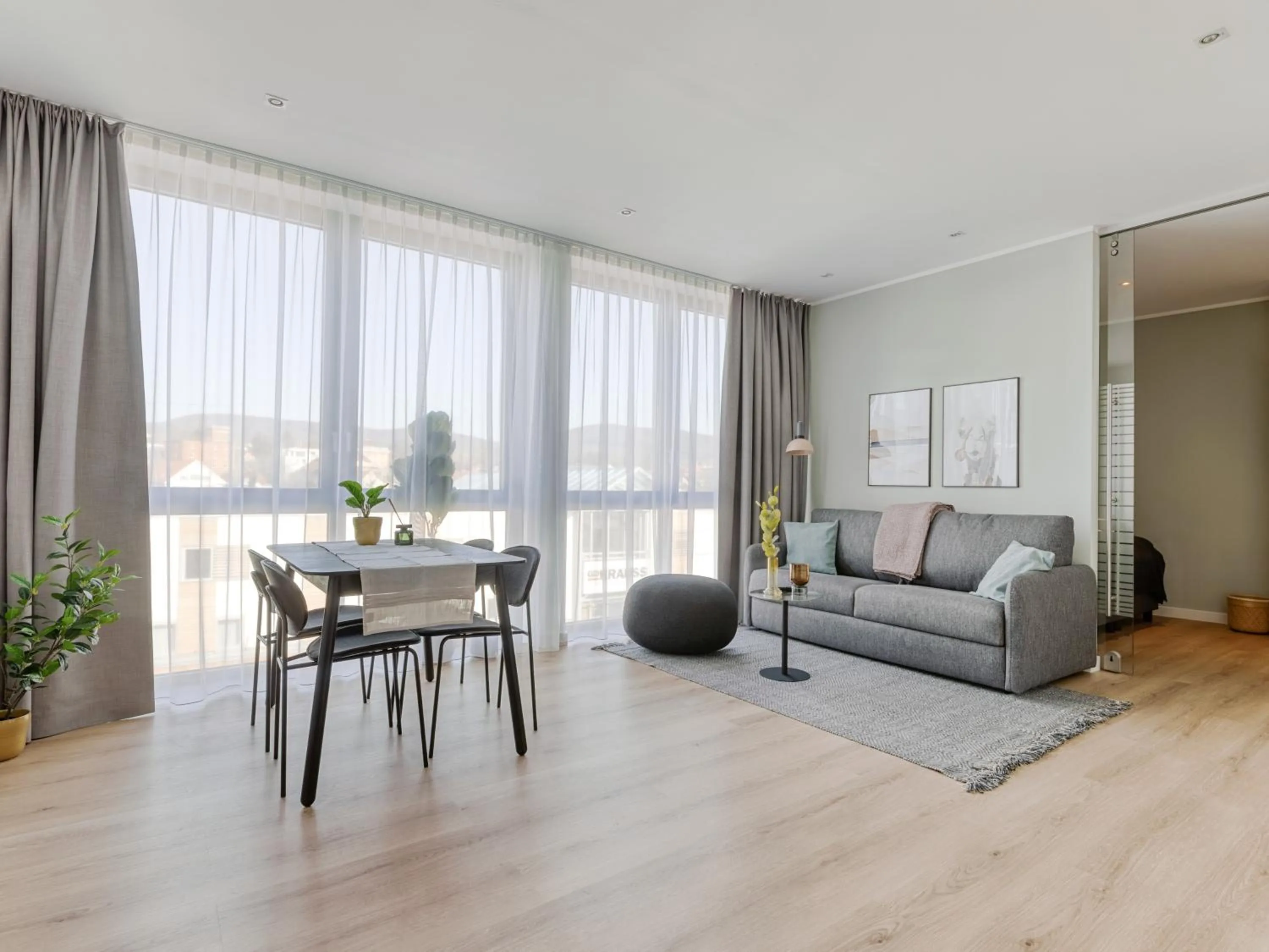 Living room in Limehome Aalen Reichsstädter Str