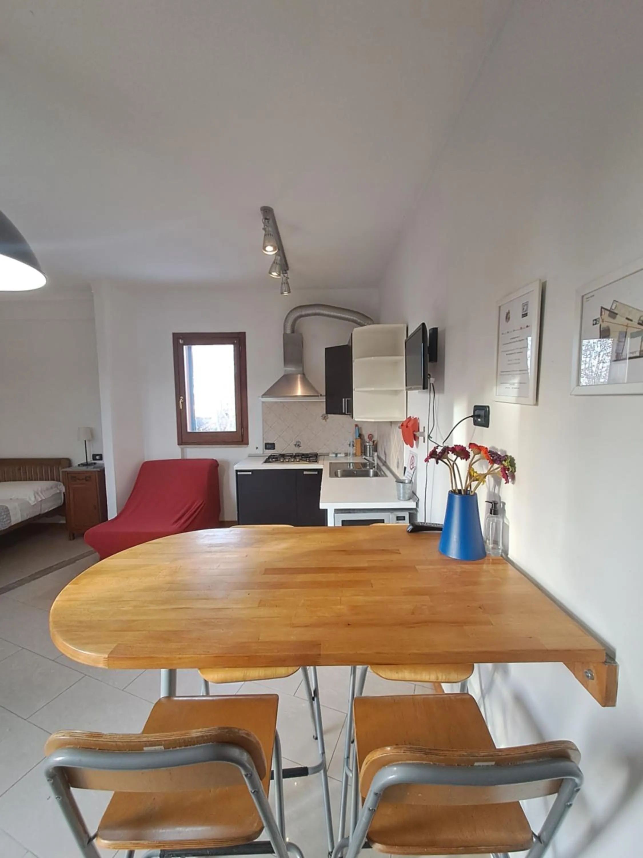 Kitchen or kitchenette in Flatinrome Residence Fiera