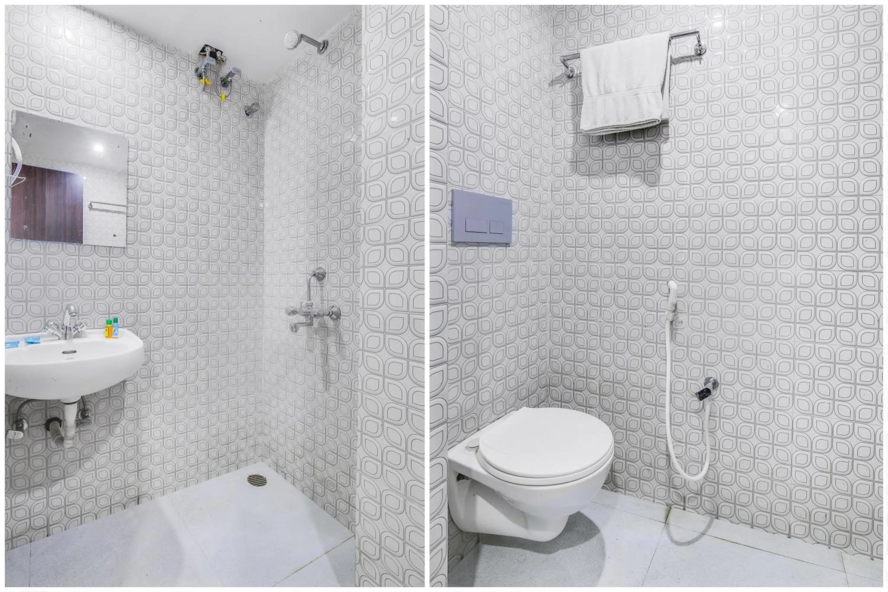 Bathroom in FabHotel Kamran Residency - Nr LBS Marg