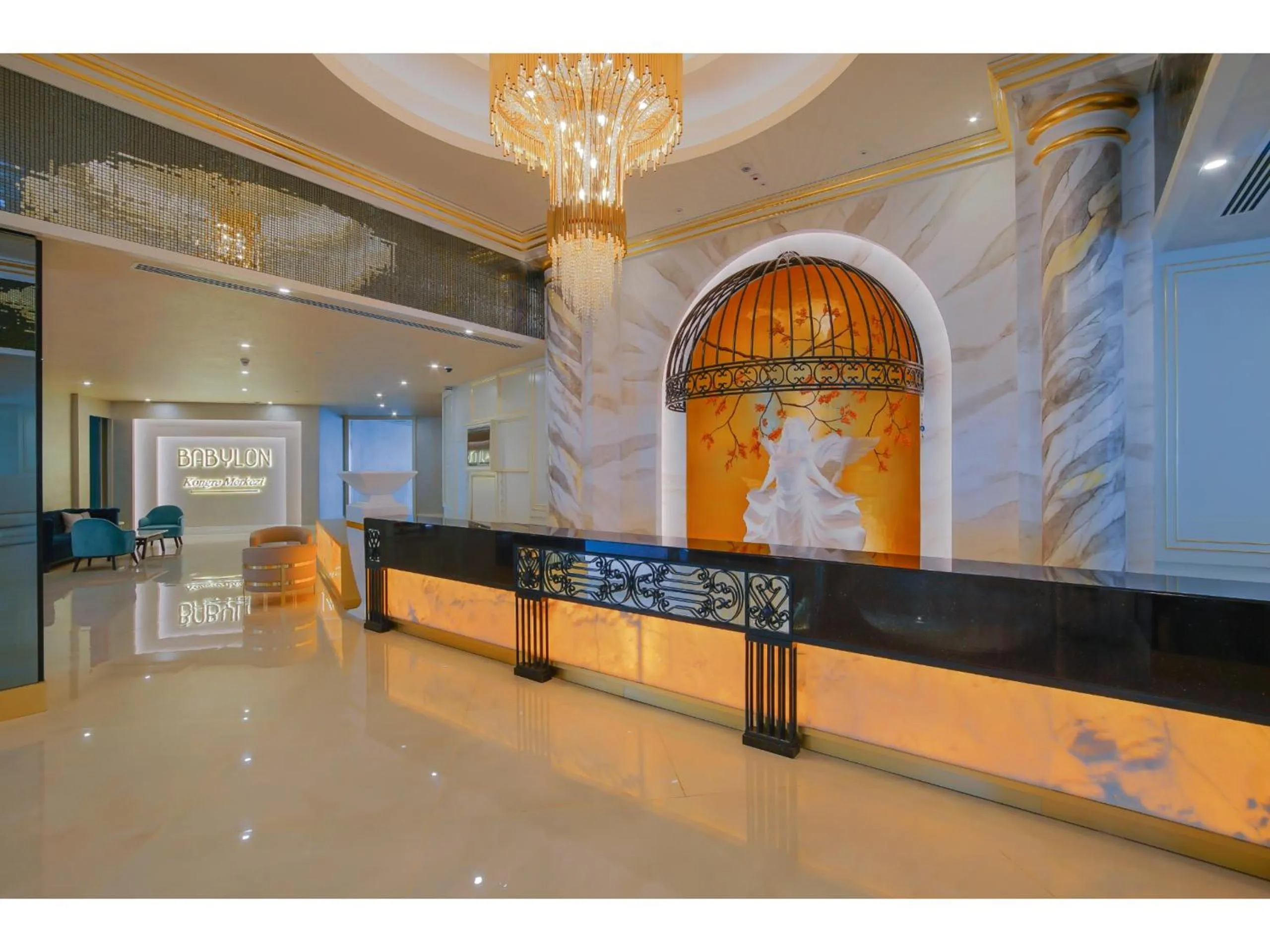 Lobby or reception in Limak Cyprus Deluxe Hotel