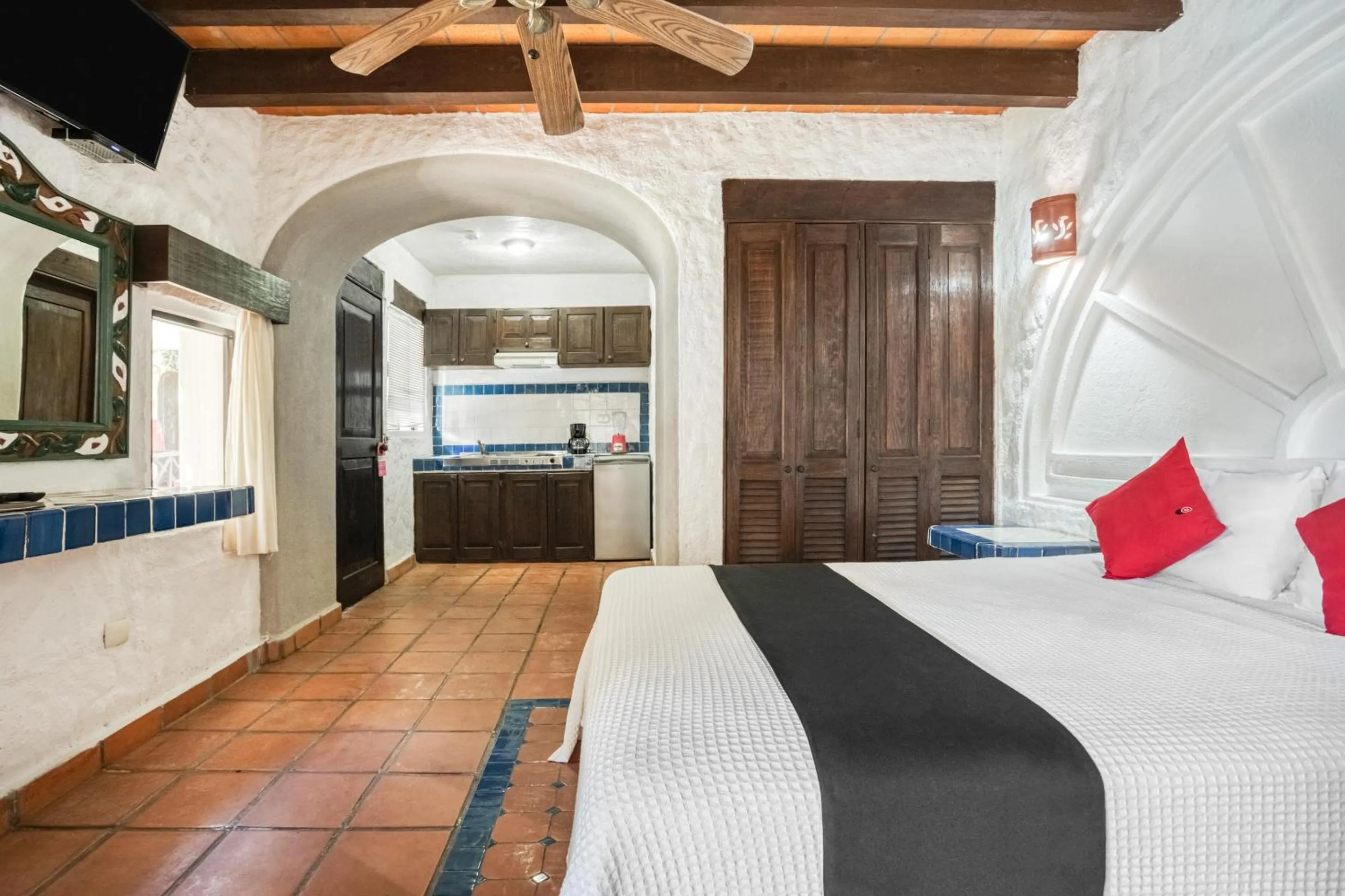 Bedroom, Bed in Capital O Mimi Del Mar, Playa del Carmen