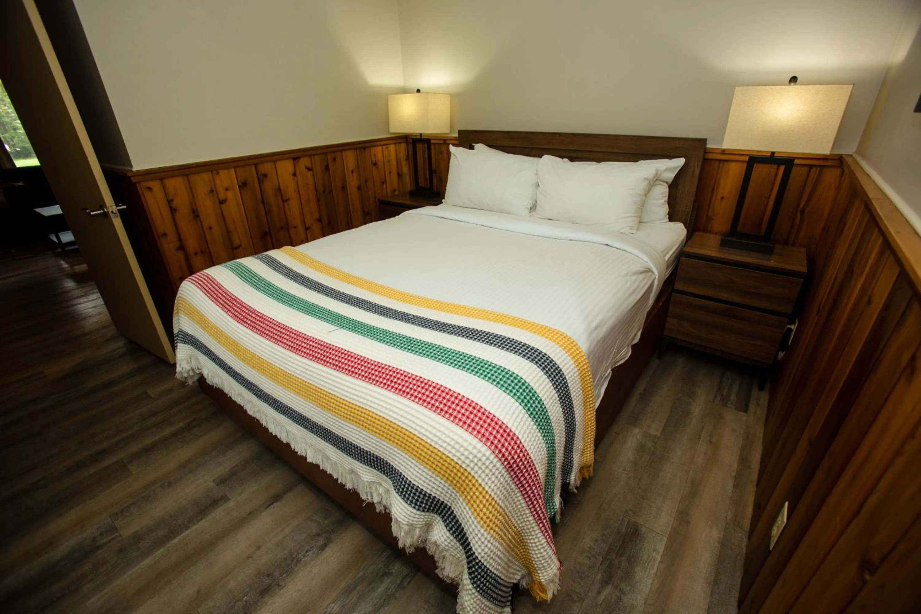 Bed in Oakwood Resort