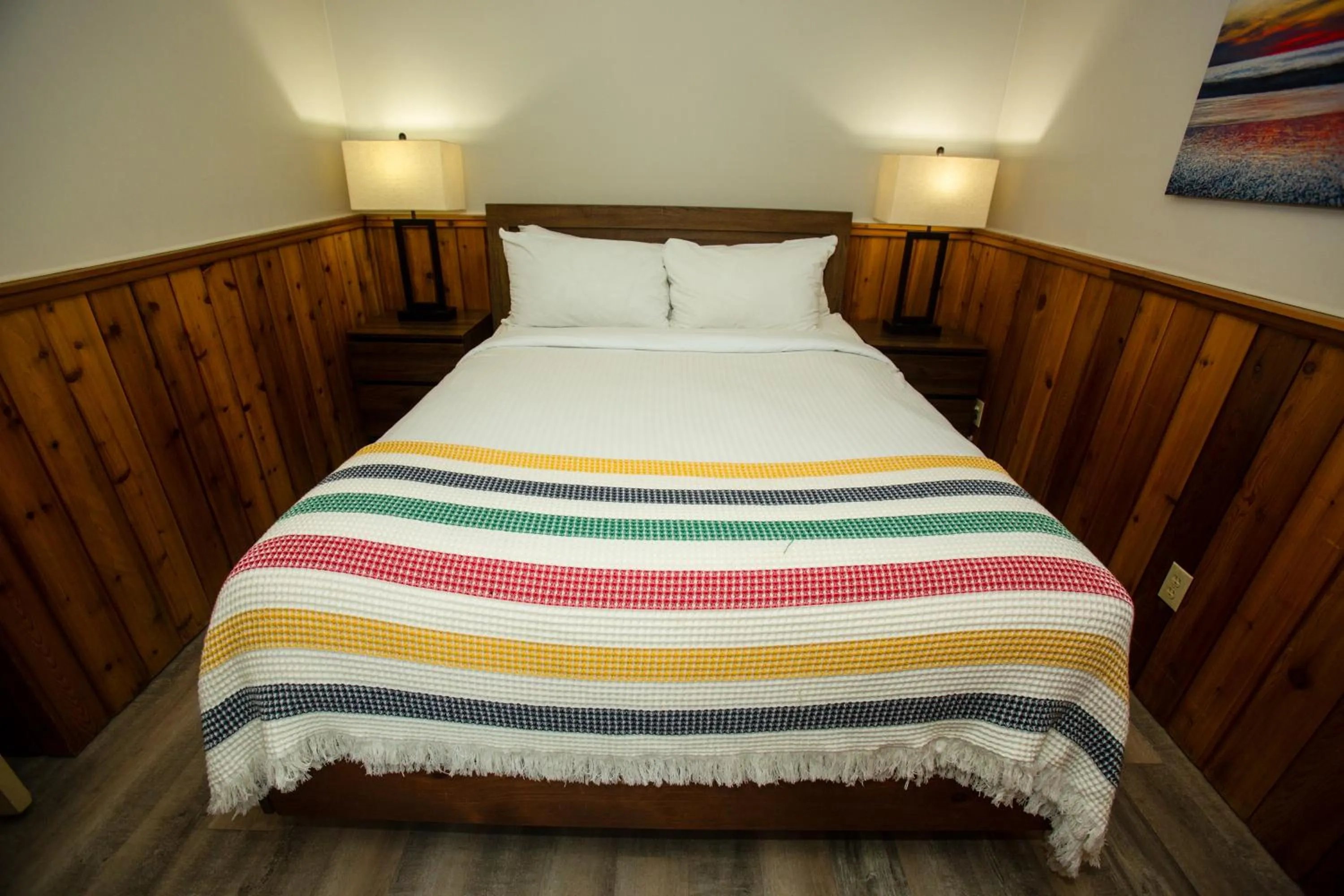 Bed in Oakwood Resort