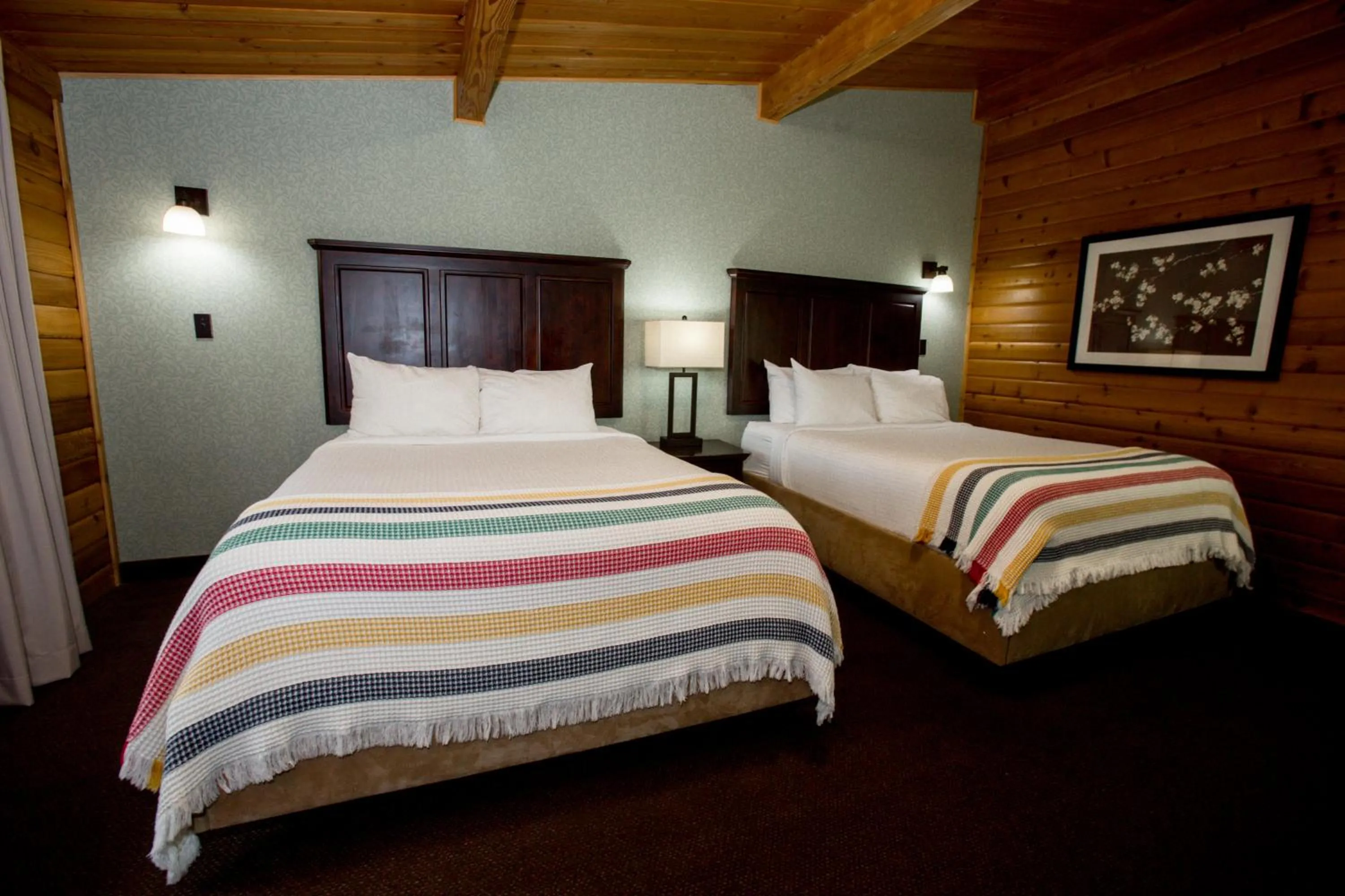 Bed in Oakwood Resort