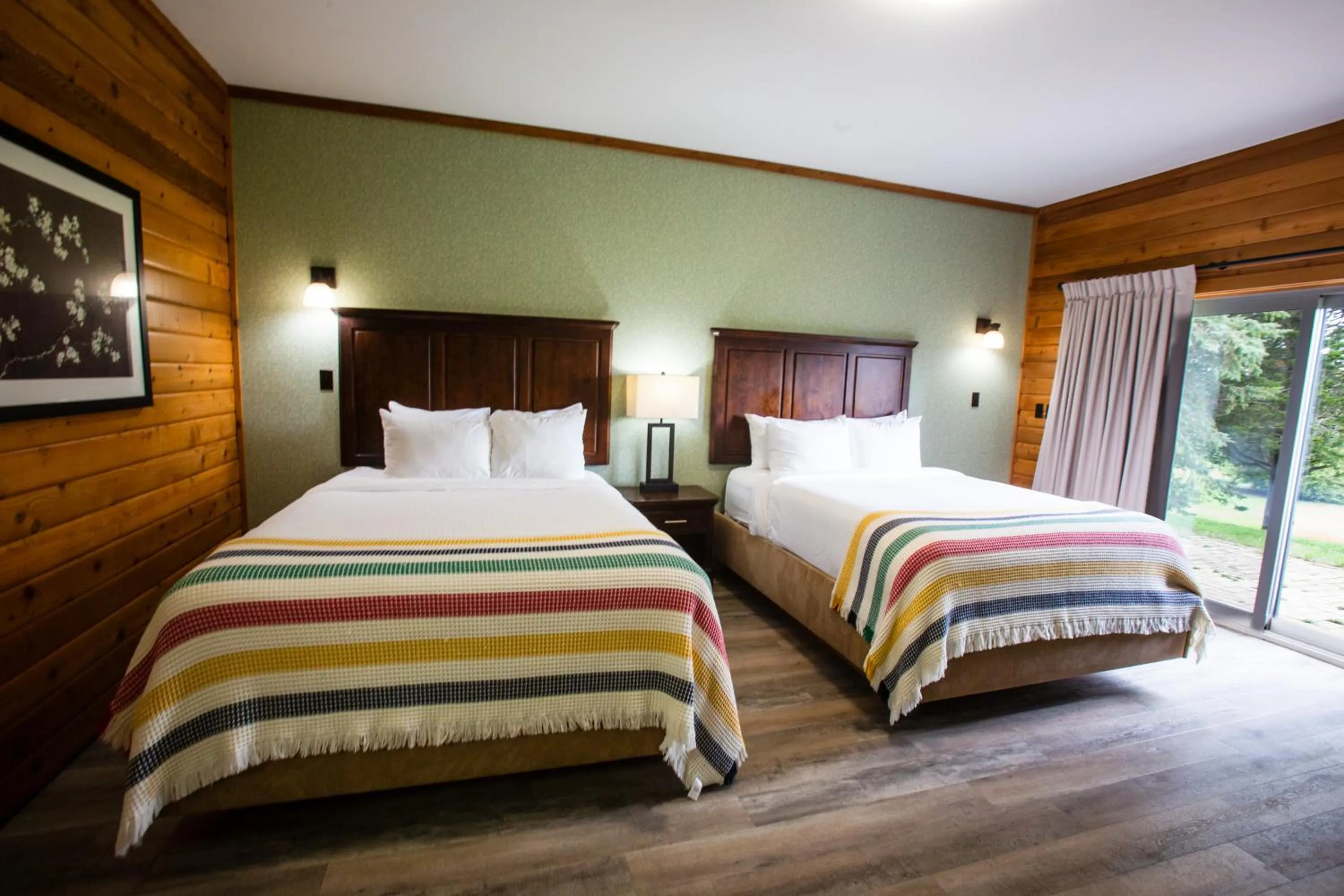 Bed in Oakwood Resort