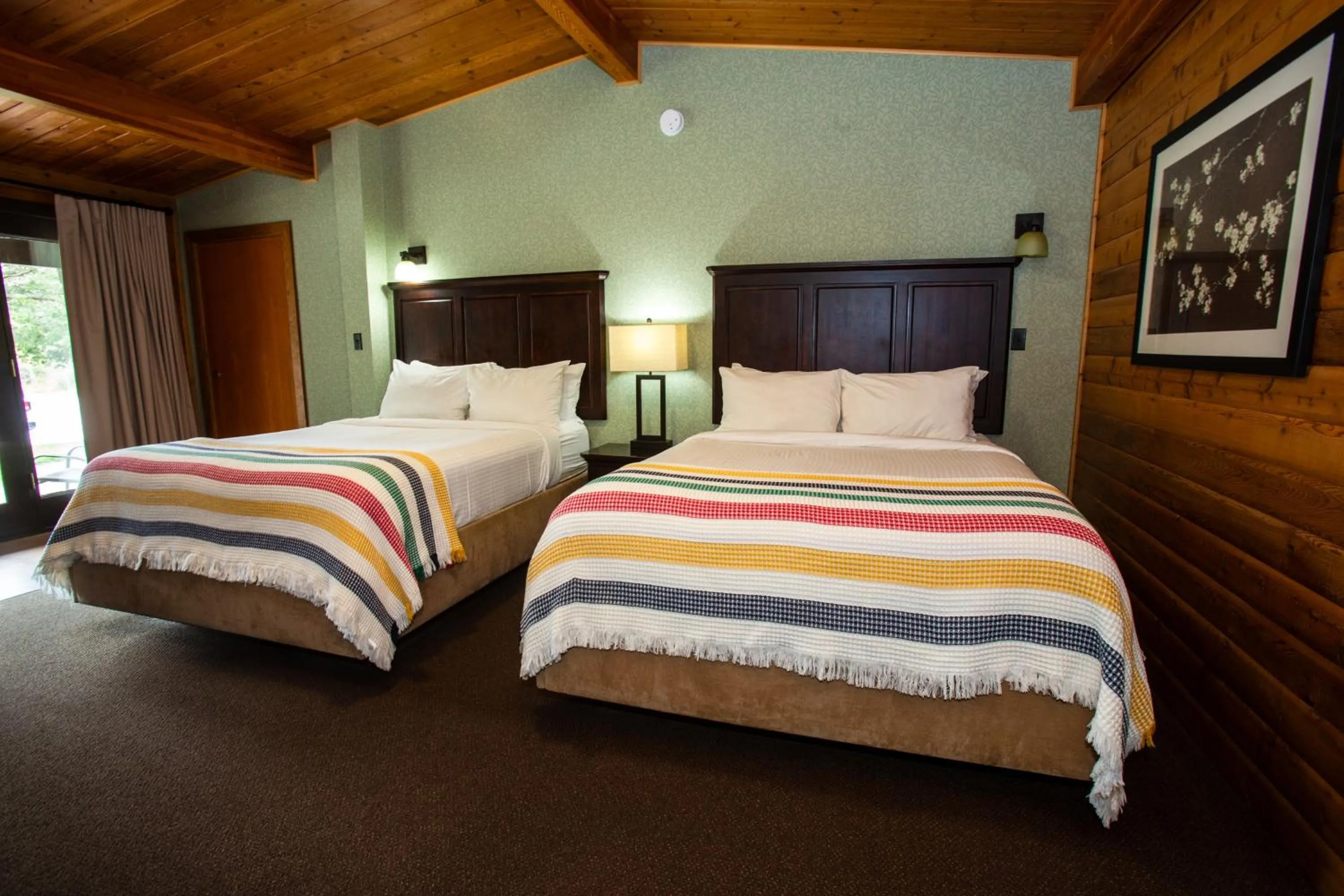 Bed in Oakwood Resort