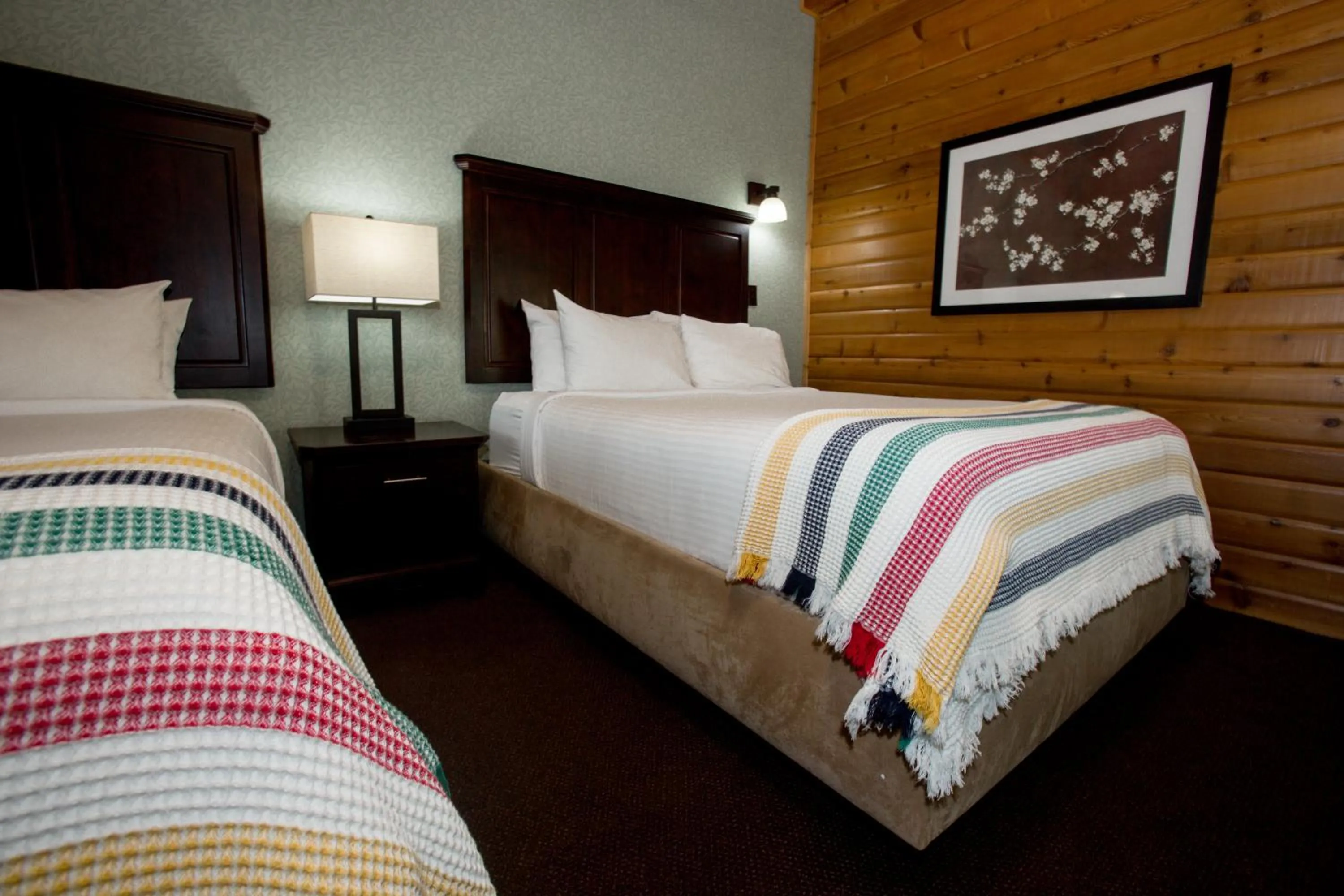Bed in Oakwood Resort