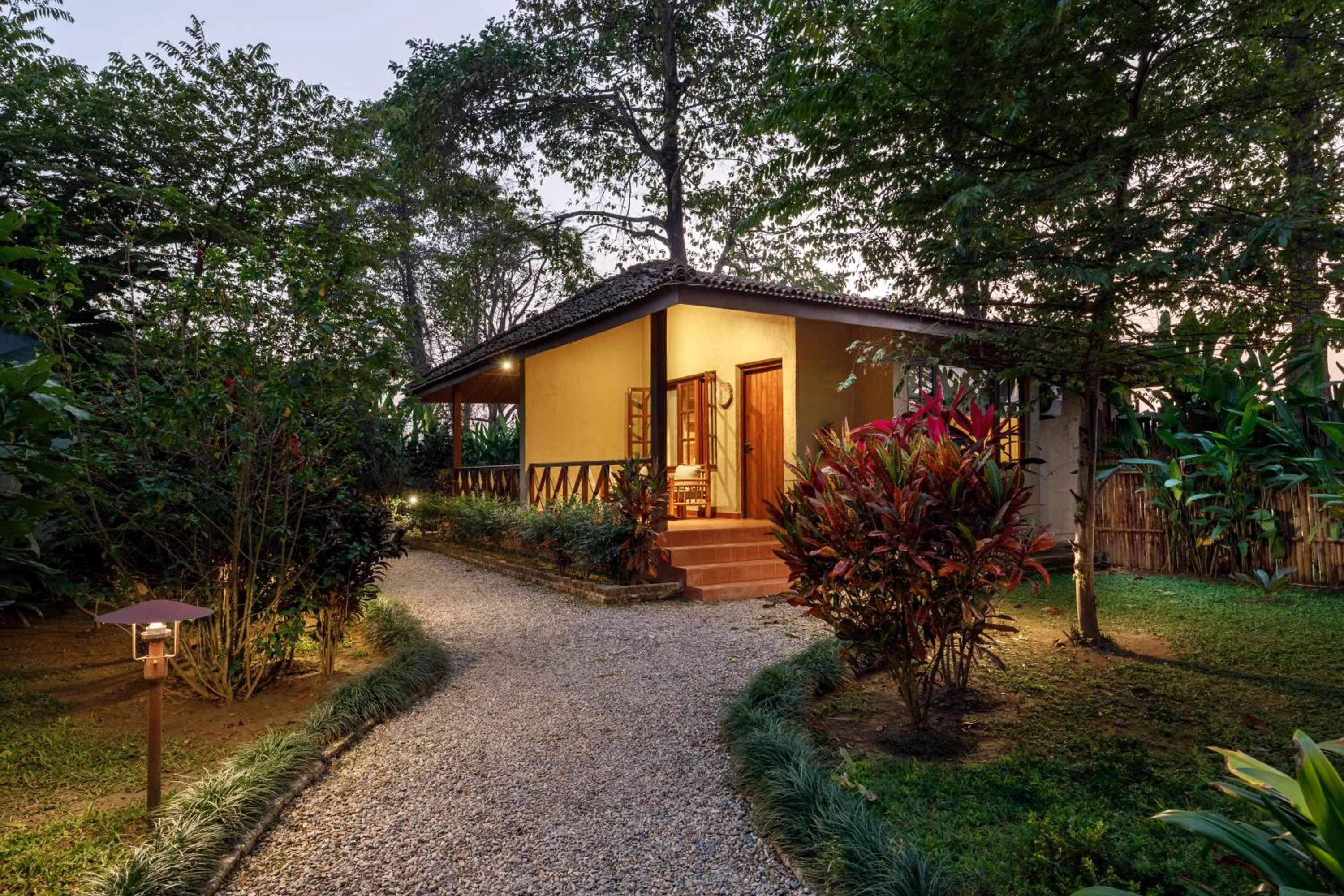 Property building in Green Mansions Jungle Resort