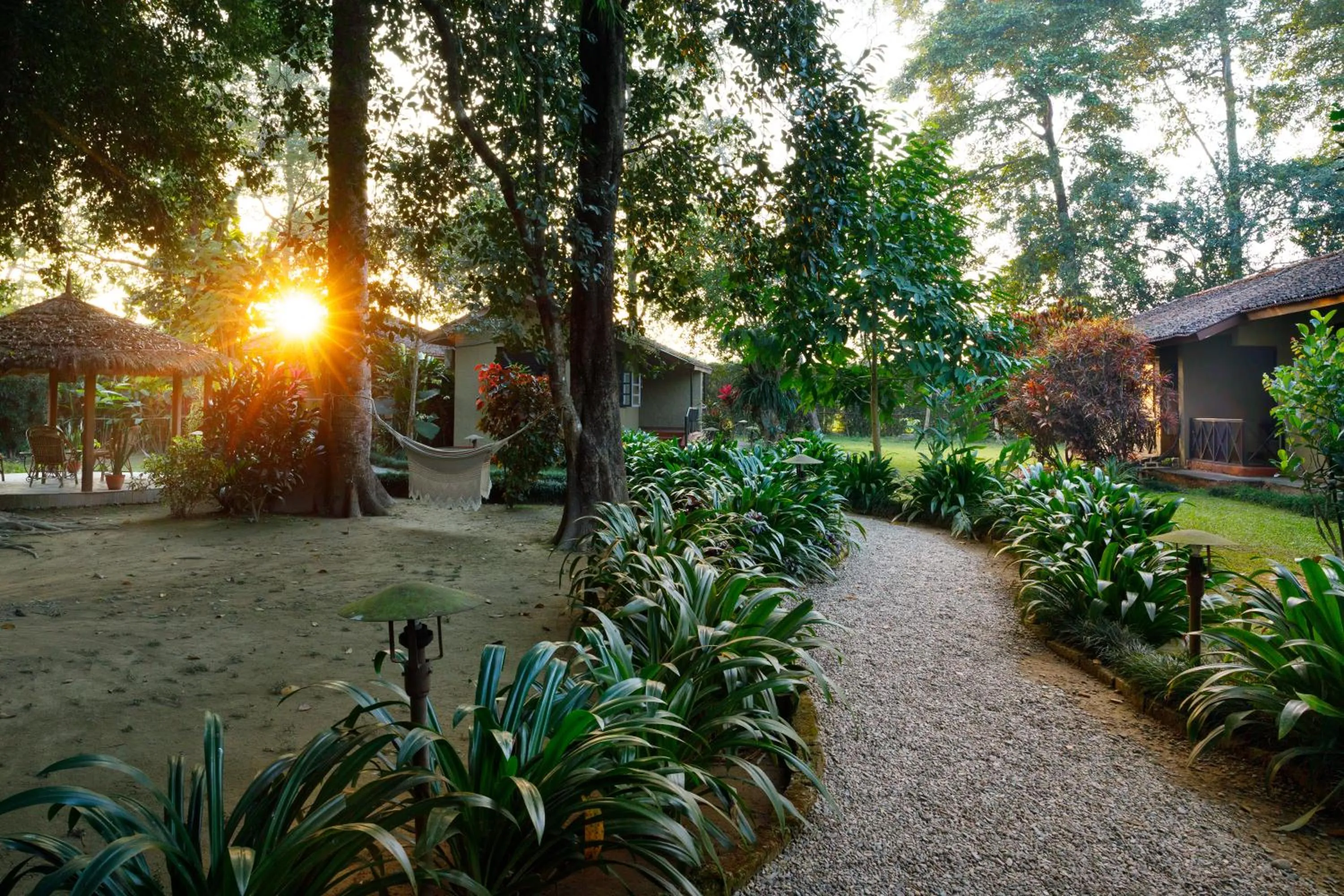 Garden in Green Mansions Jungle Resort