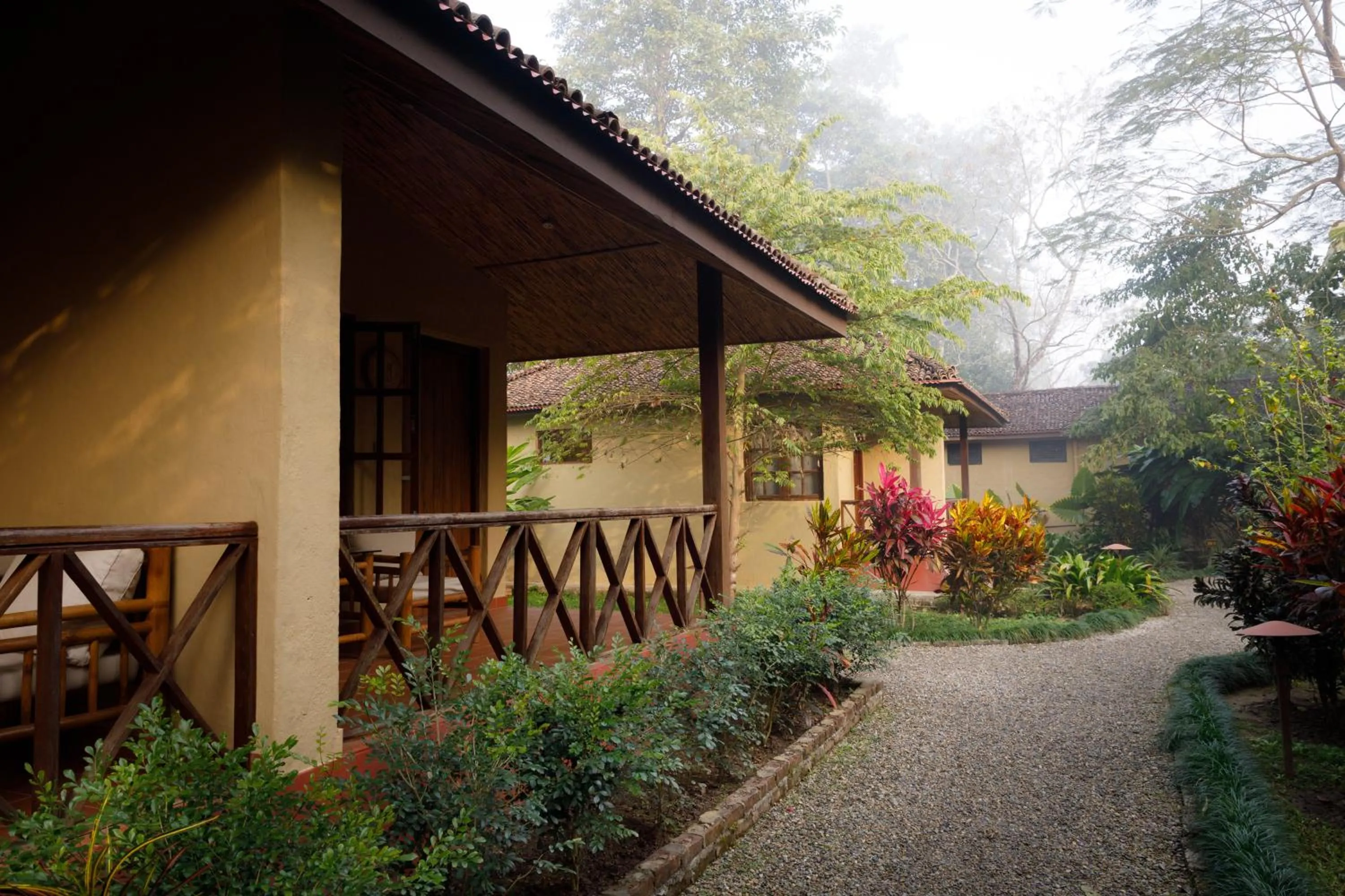 Property building in Green Mansions Jungle Resort