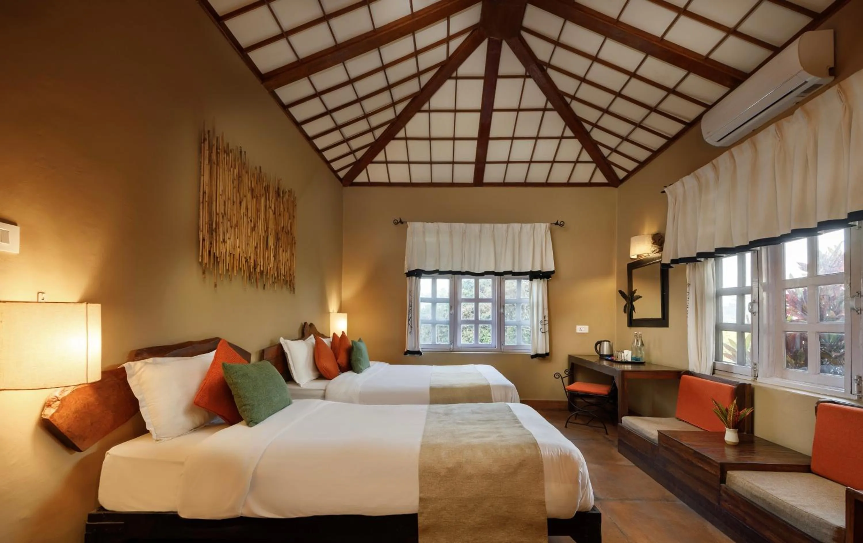 Bedroom, Bed in Green Mansions Jungle Resort