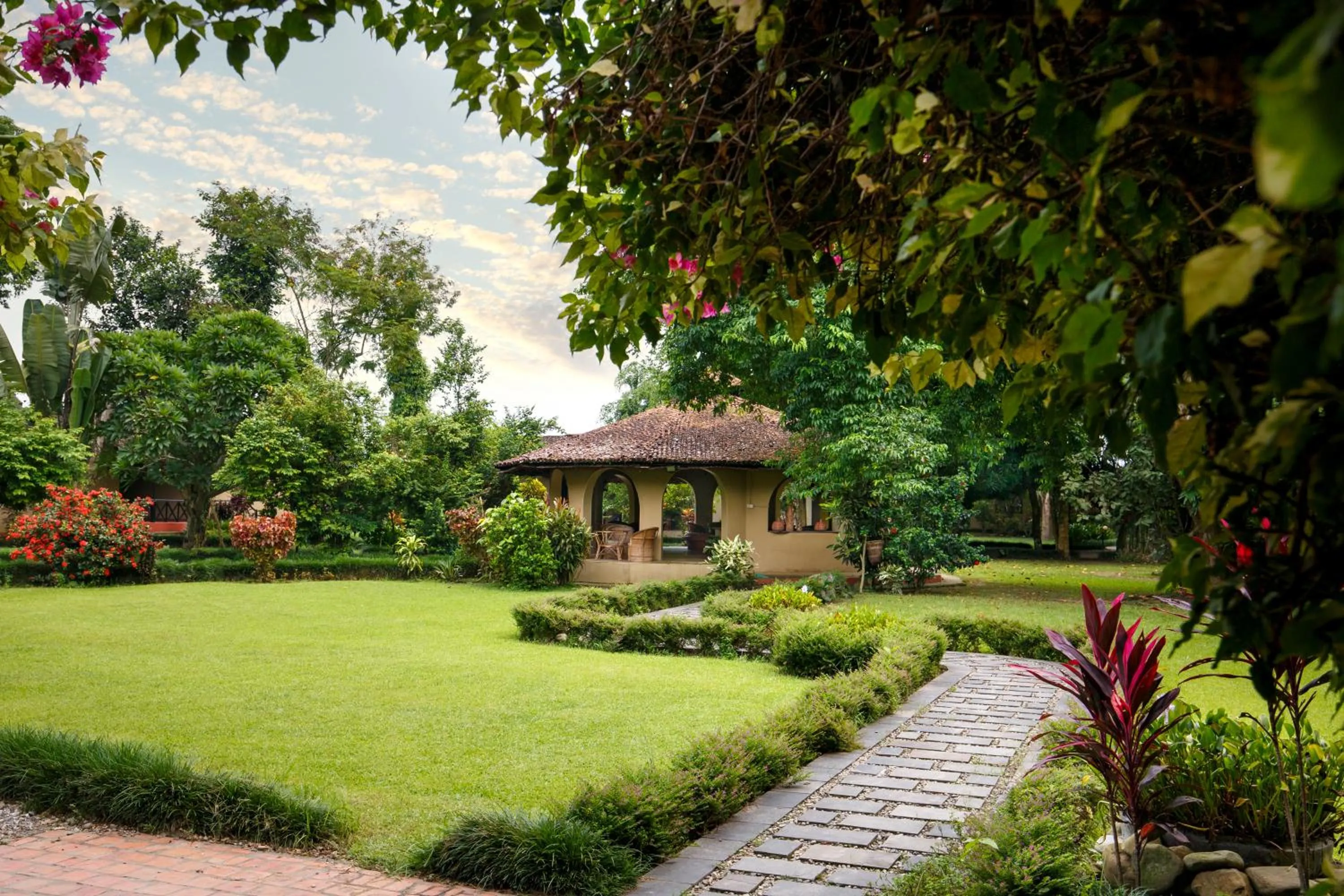 Property building in Green Mansions Jungle Resort