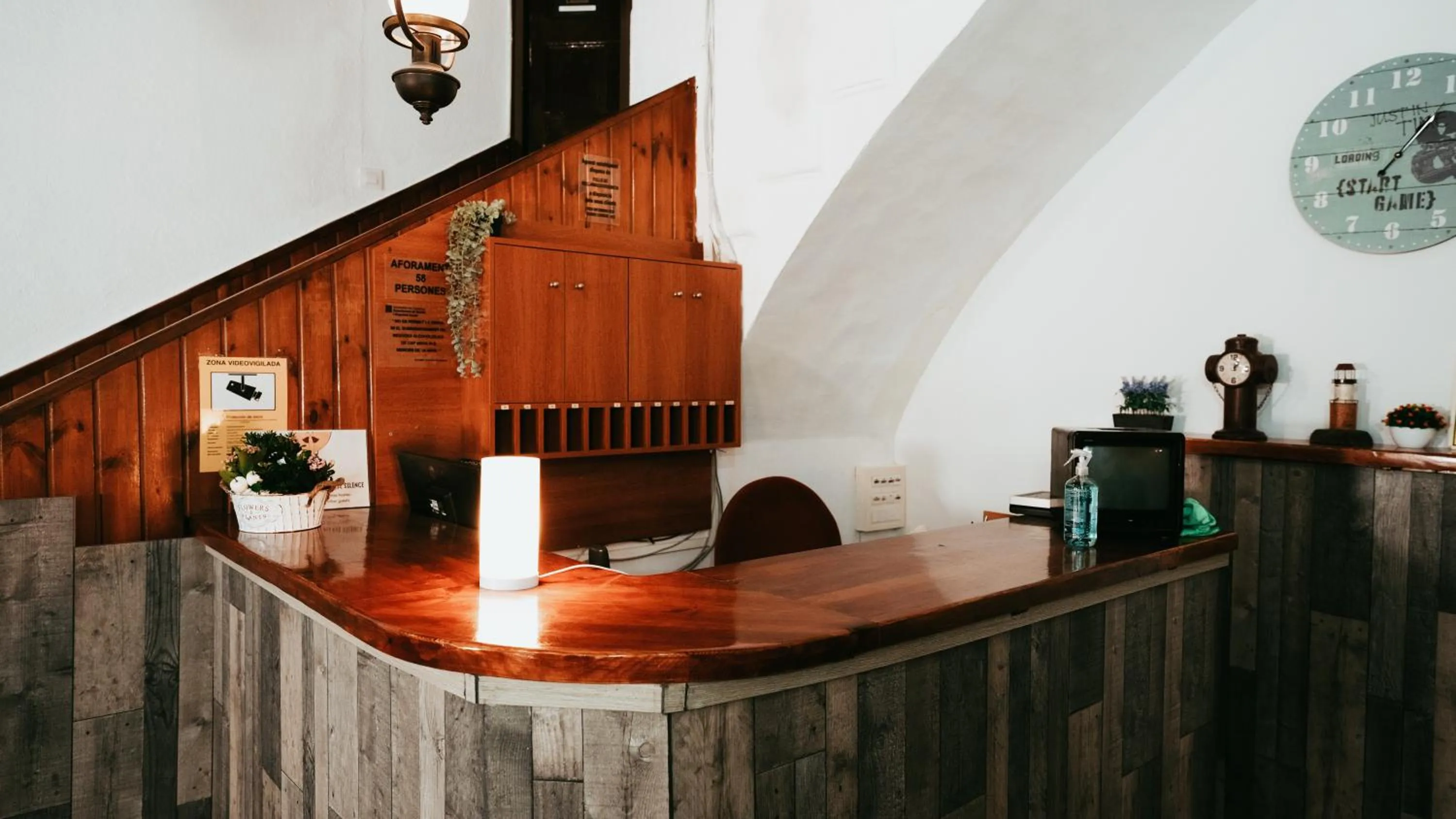 Lobby or reception in Hostal La Premsa