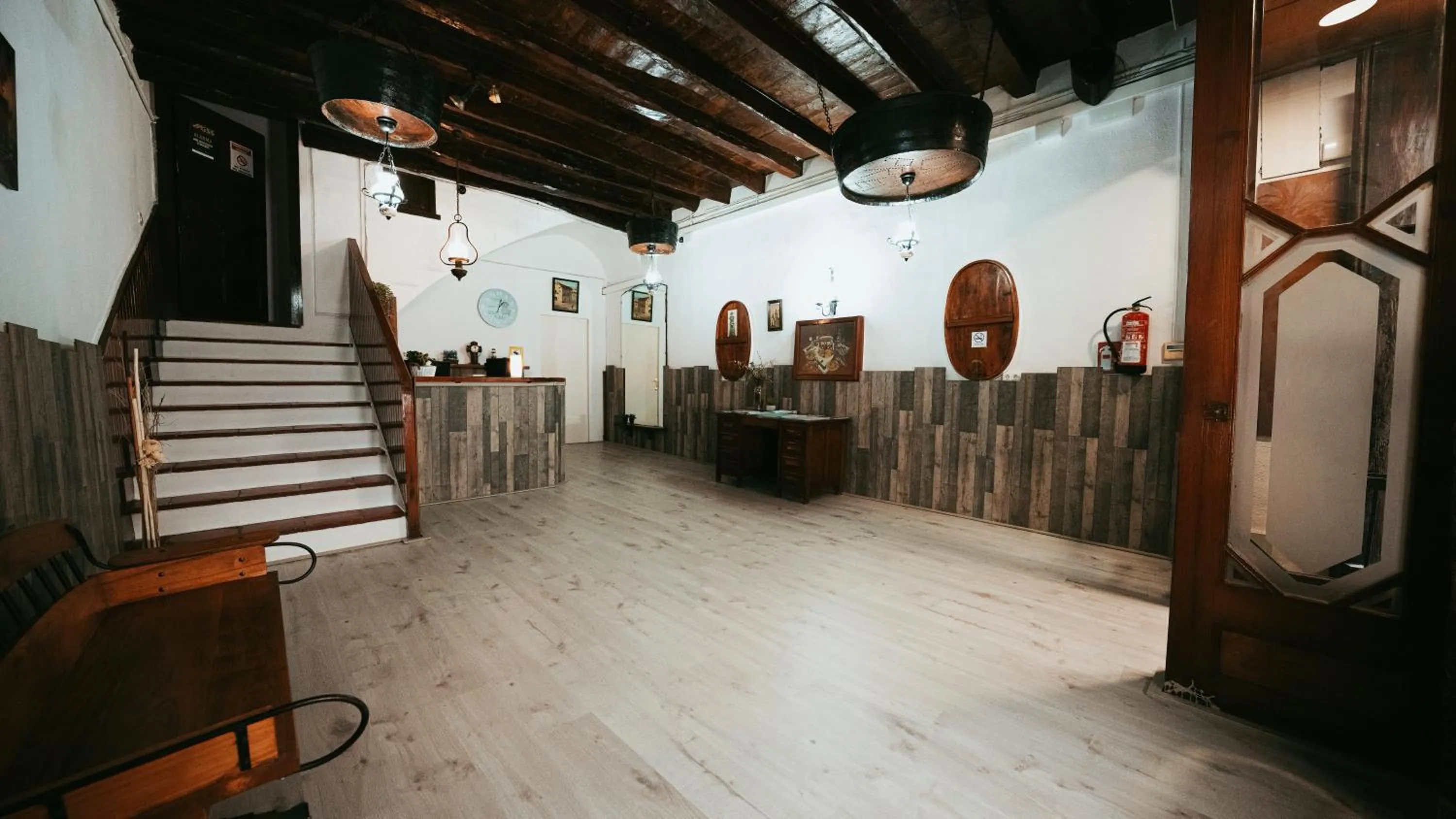 Lobby or reception in Hostal La Premsa