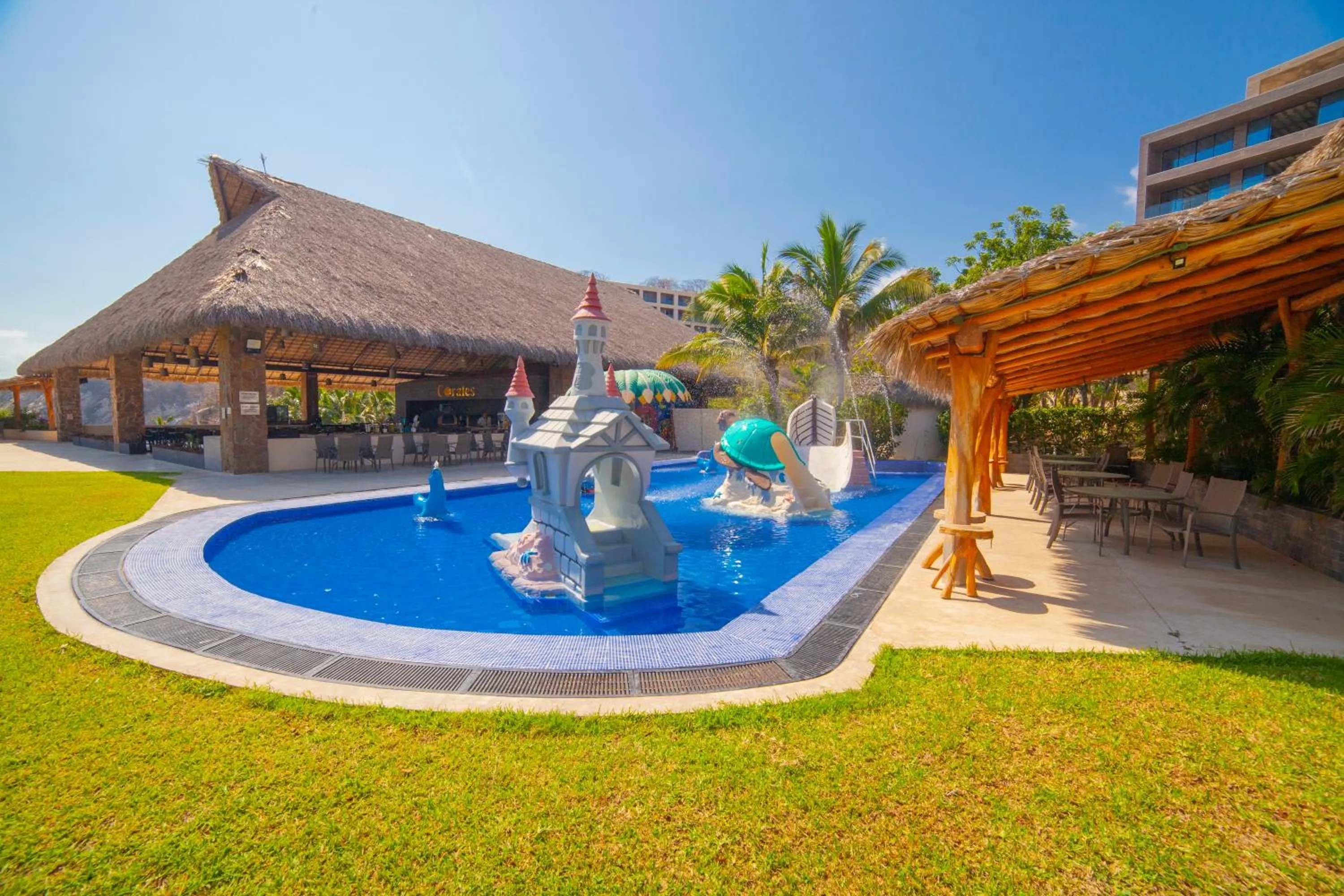 Children play ground in Coral Blue Huatulco All Inclusive