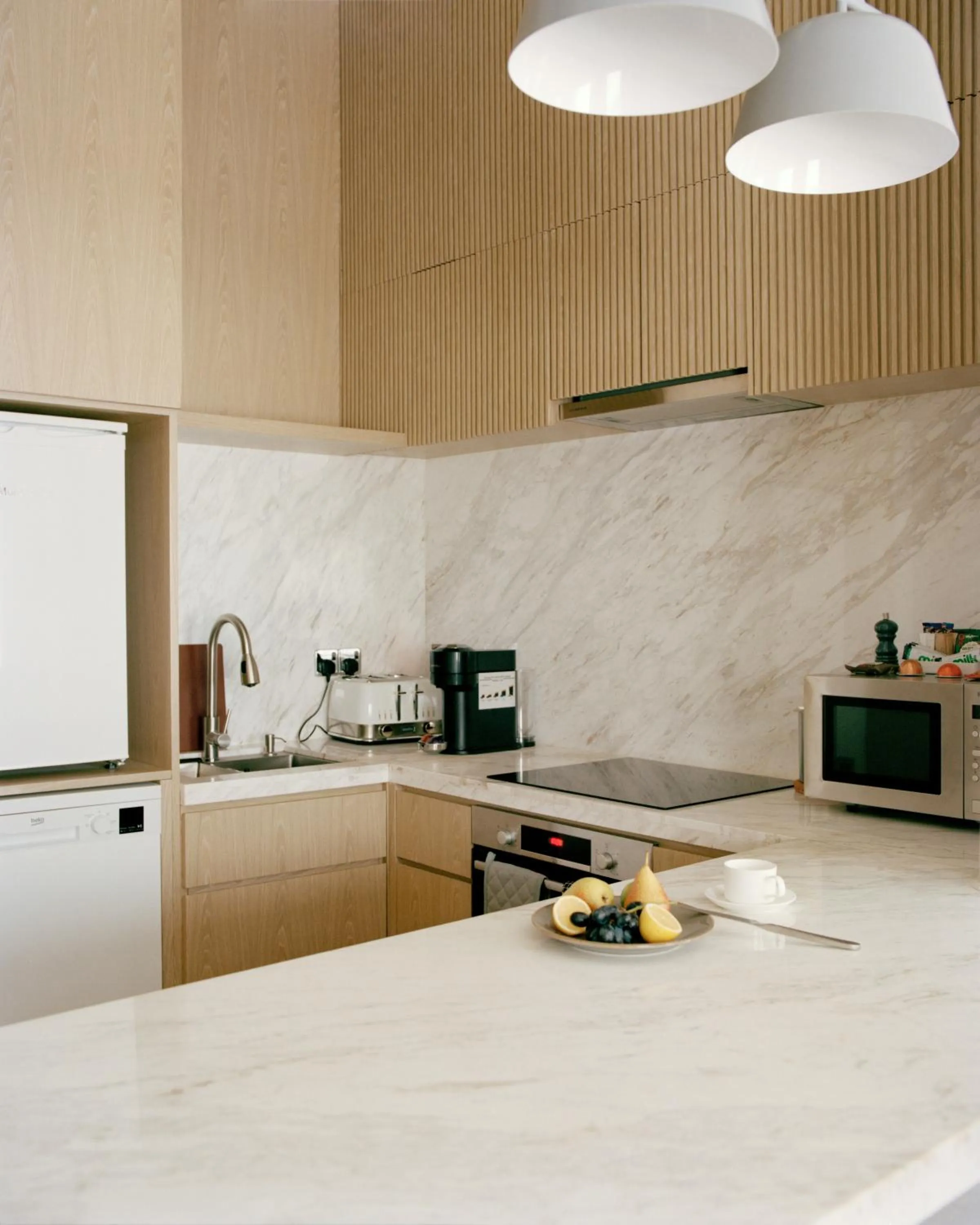 Kitchen or kitchenette in Trueman Court Luxury Serviced Apartments