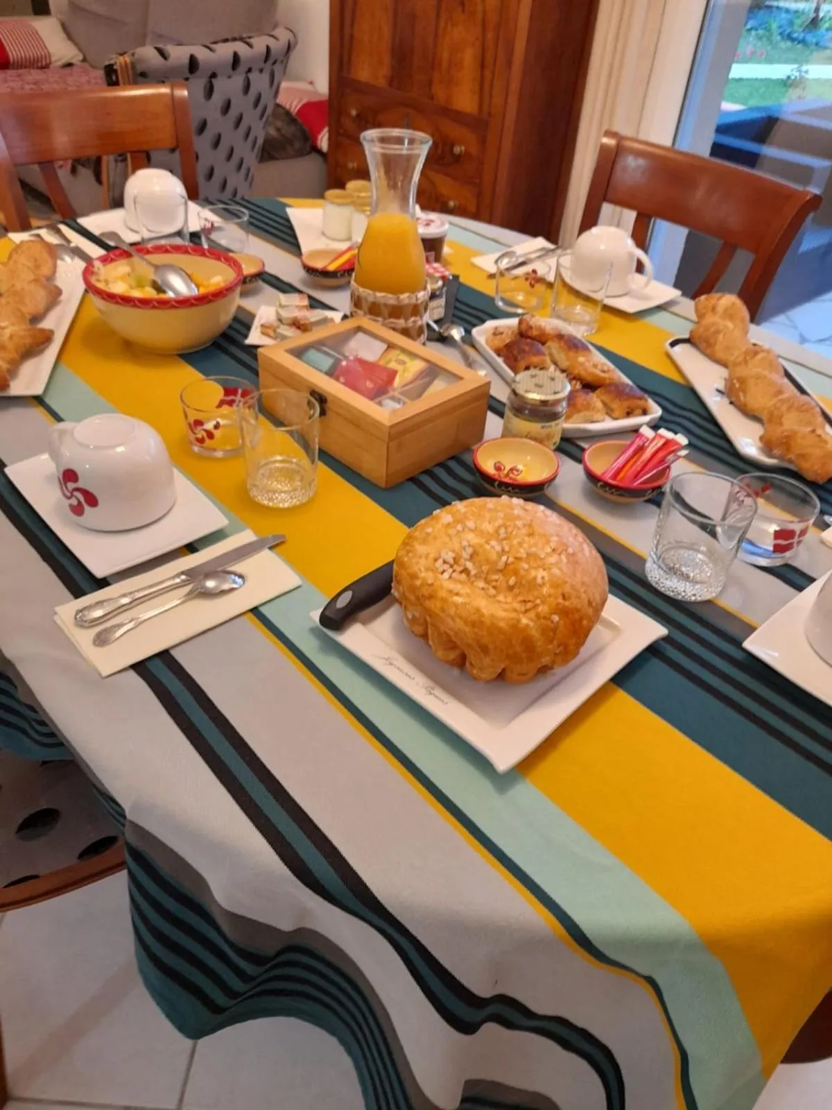 Breakfast in La Clairière du Seignanx