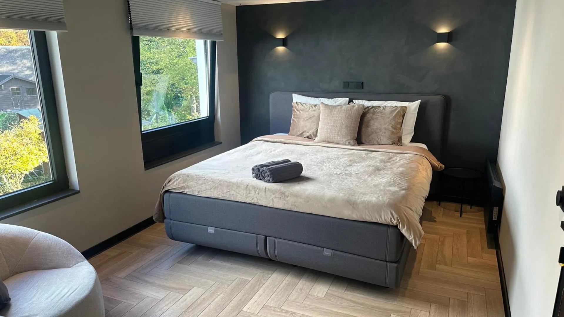 Bed in Boutique Hotel Le Faucon