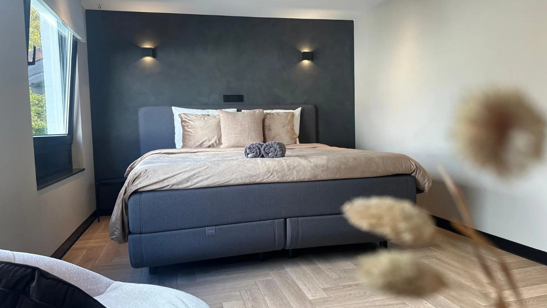 Bed in Boutique Hotel Le Faucon